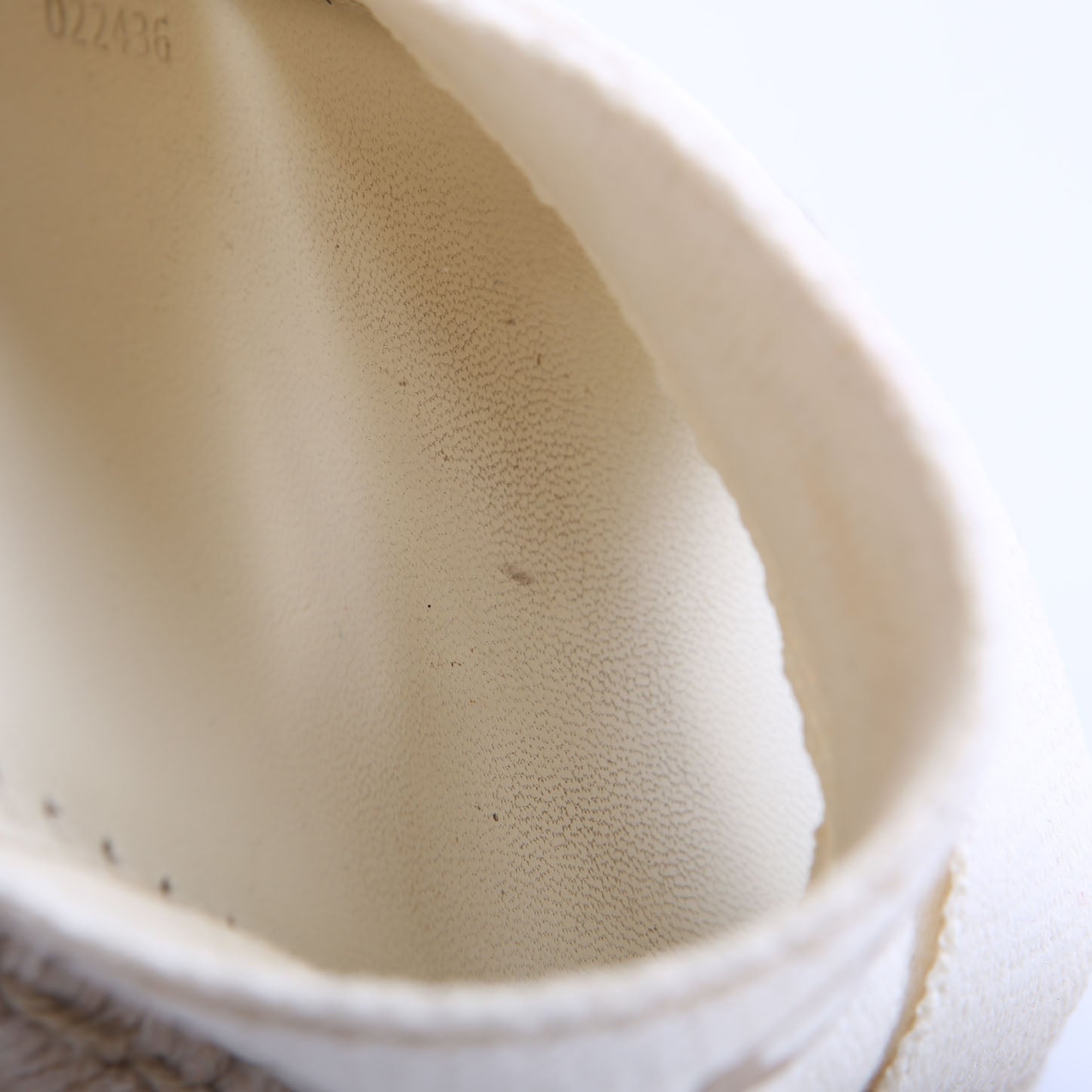 Mila Platform Logo Sandals Size 37 Ivory