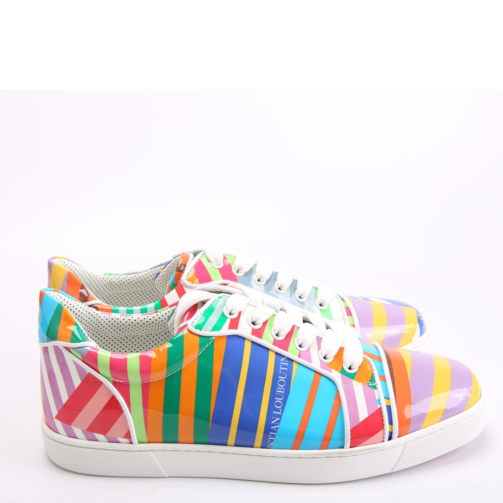 Vieira Orlato Flat Patent Leather Sneakers Size 41 Multicolor