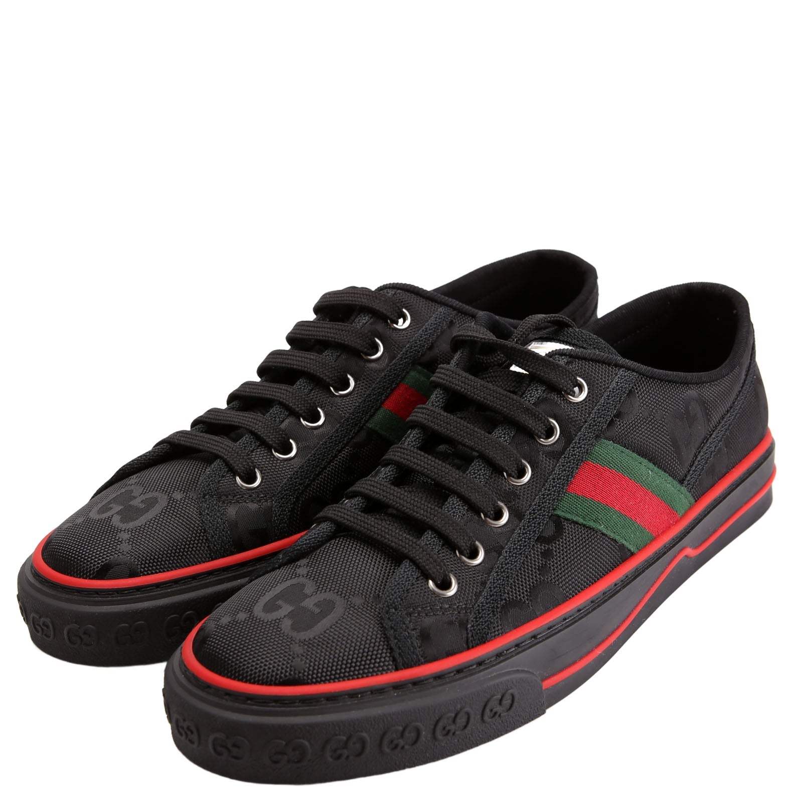 1977 Tennis Sneakers Size 40 Black/Red