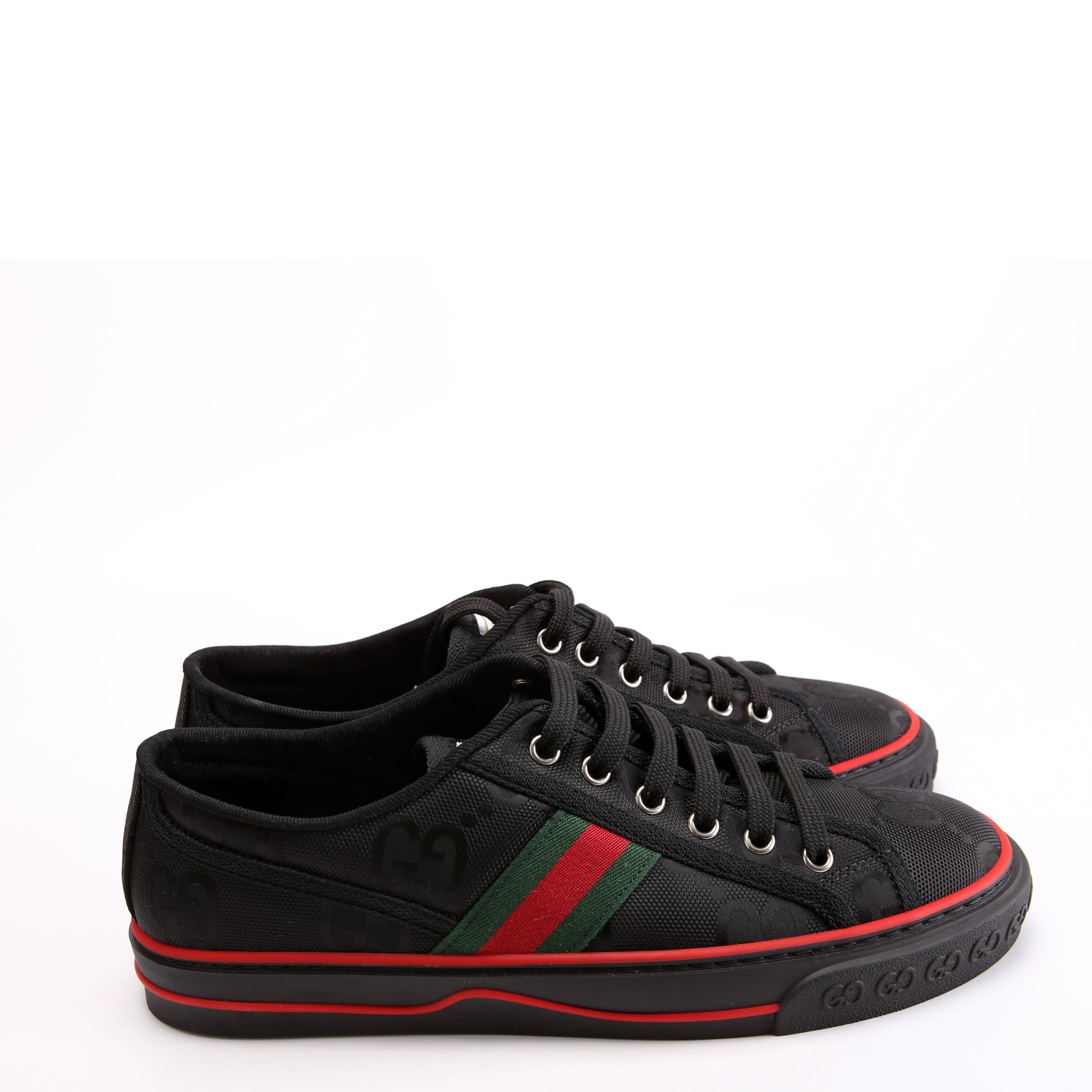 1977 Tennis Sneakers Size 40 Black/Red