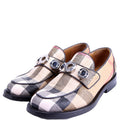 Nova Check Woven Loafers Size 36