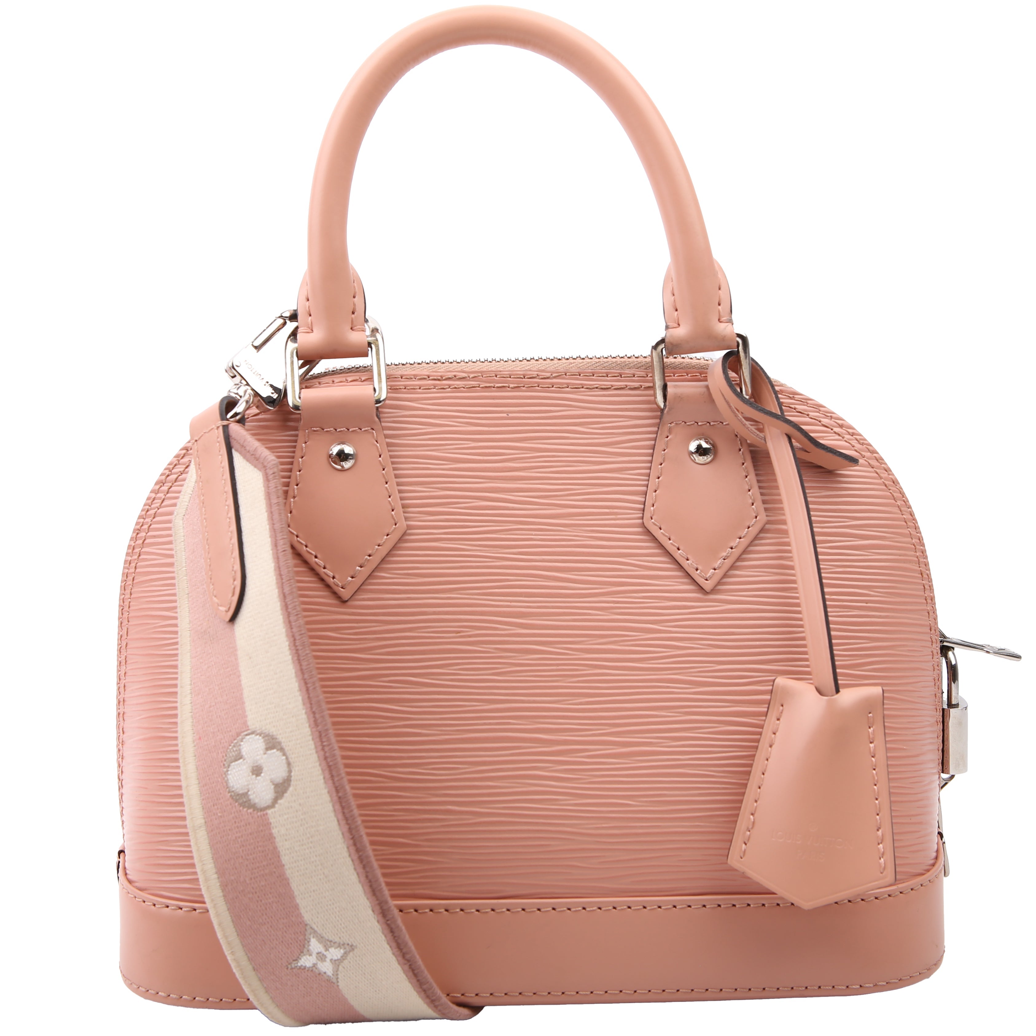 Alma BB With Strap Epi Pink