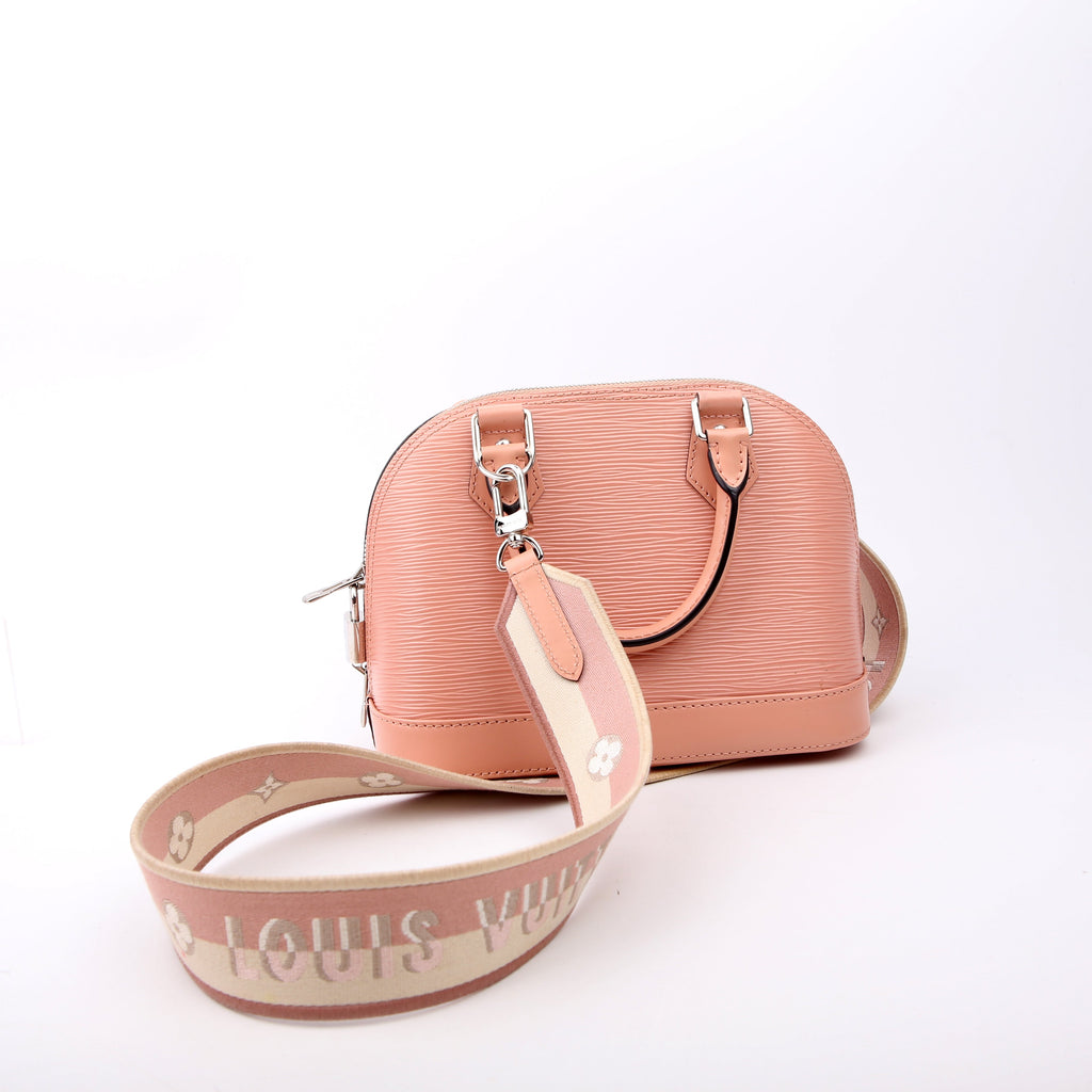 Alma BB With Strap Epi Pink