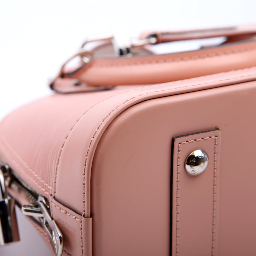 Alma BB With Strap Epi Pink