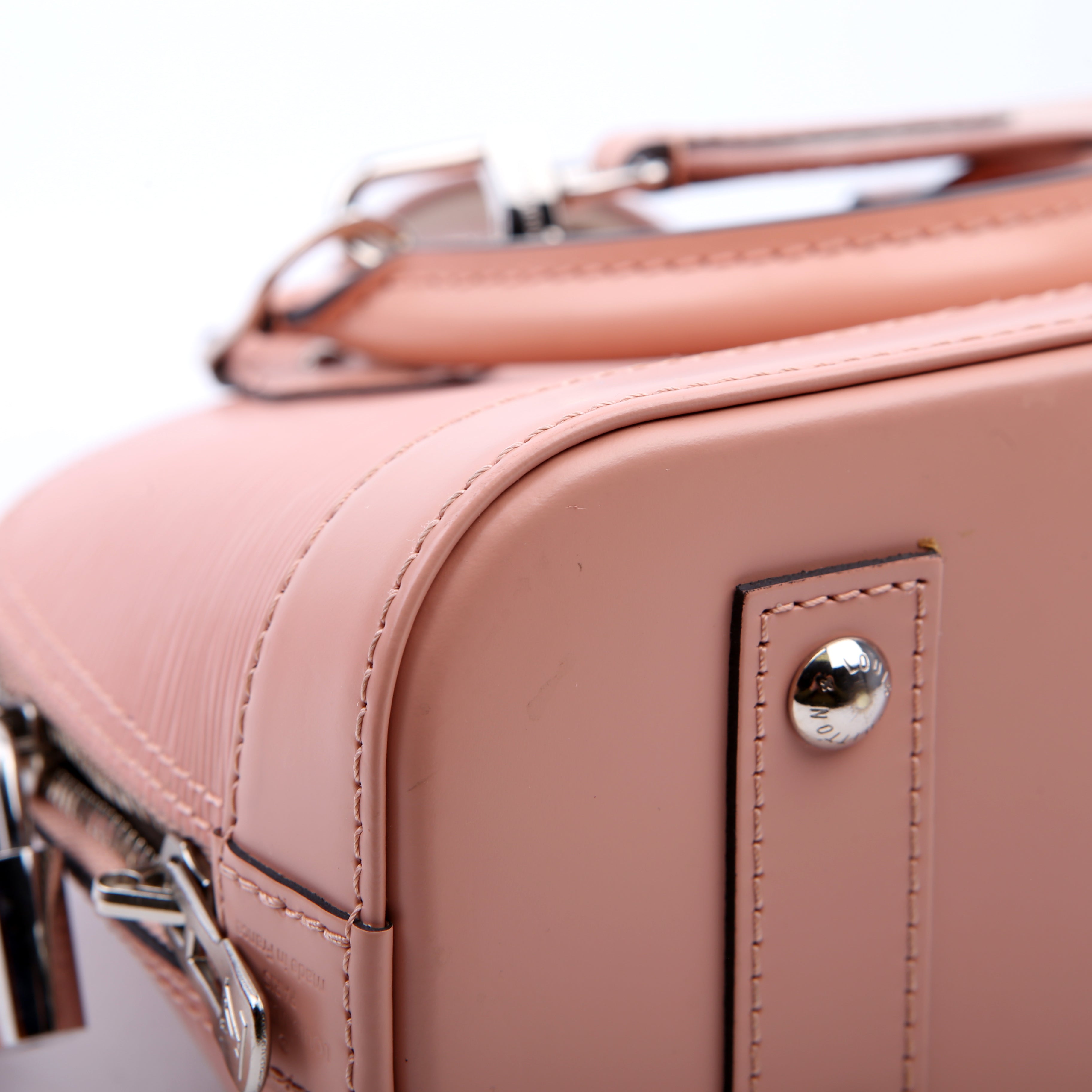 Alma BB With Strap Epi Pink