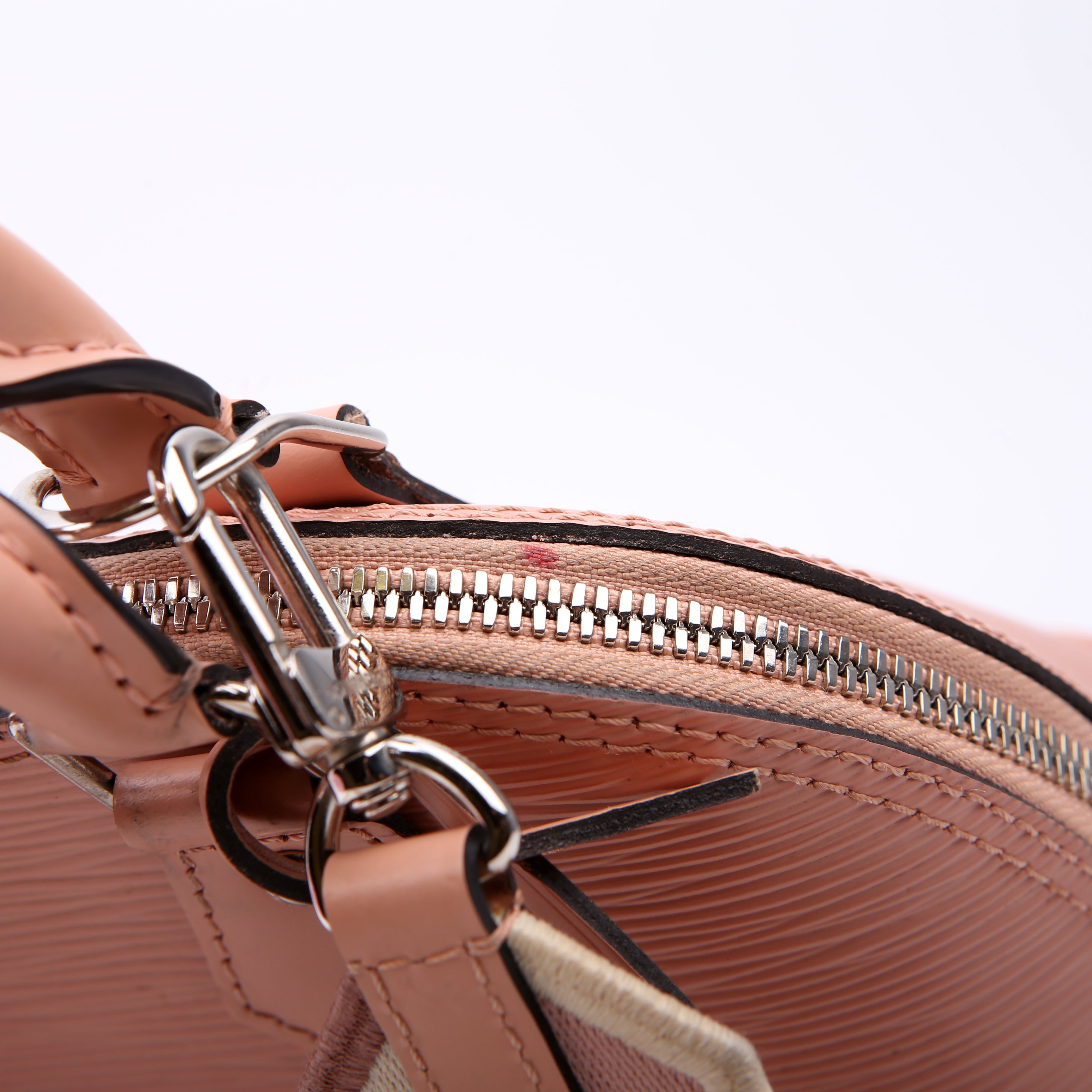 Alma BB With Strap Epi Pink