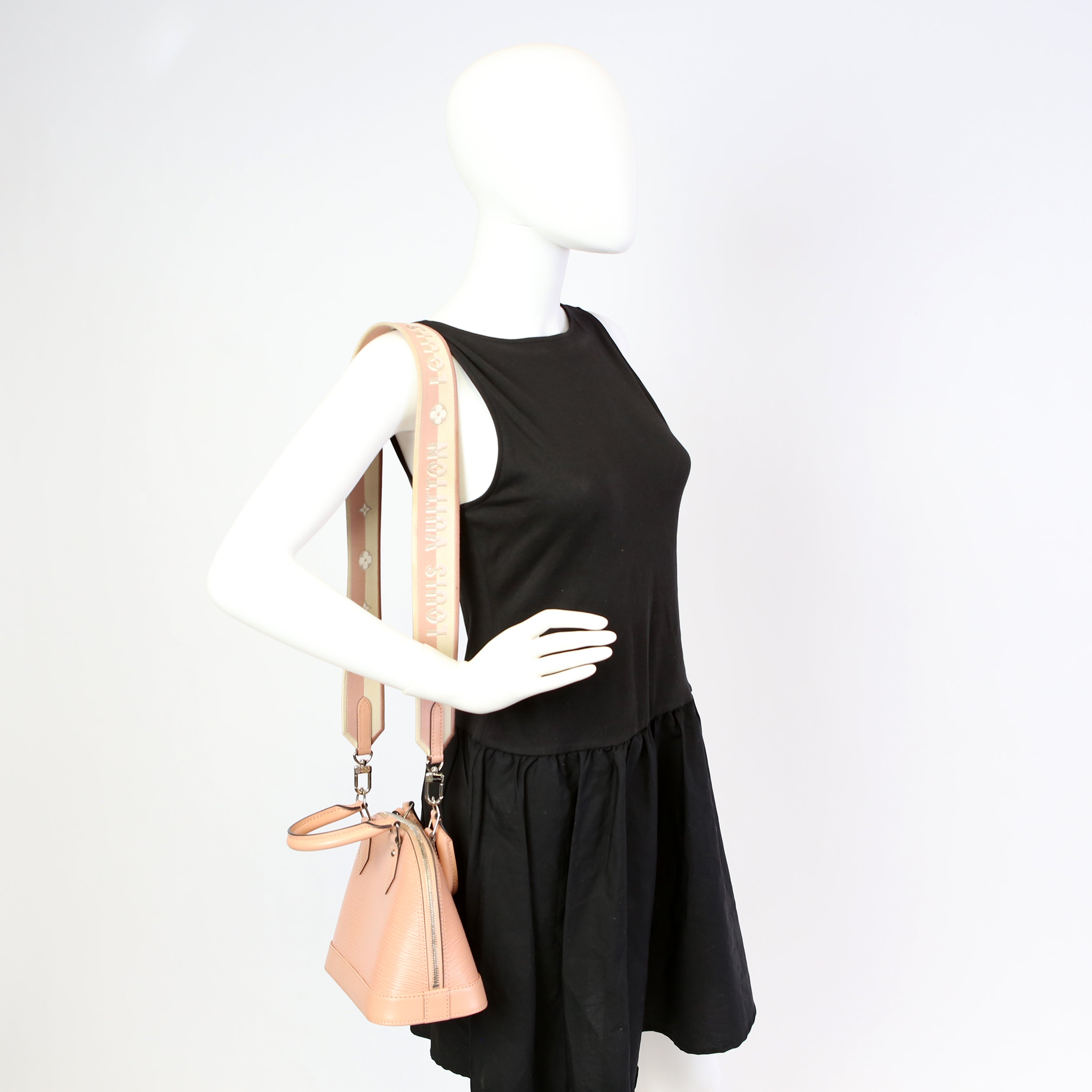 Alma BB With Strap Epi Pink
