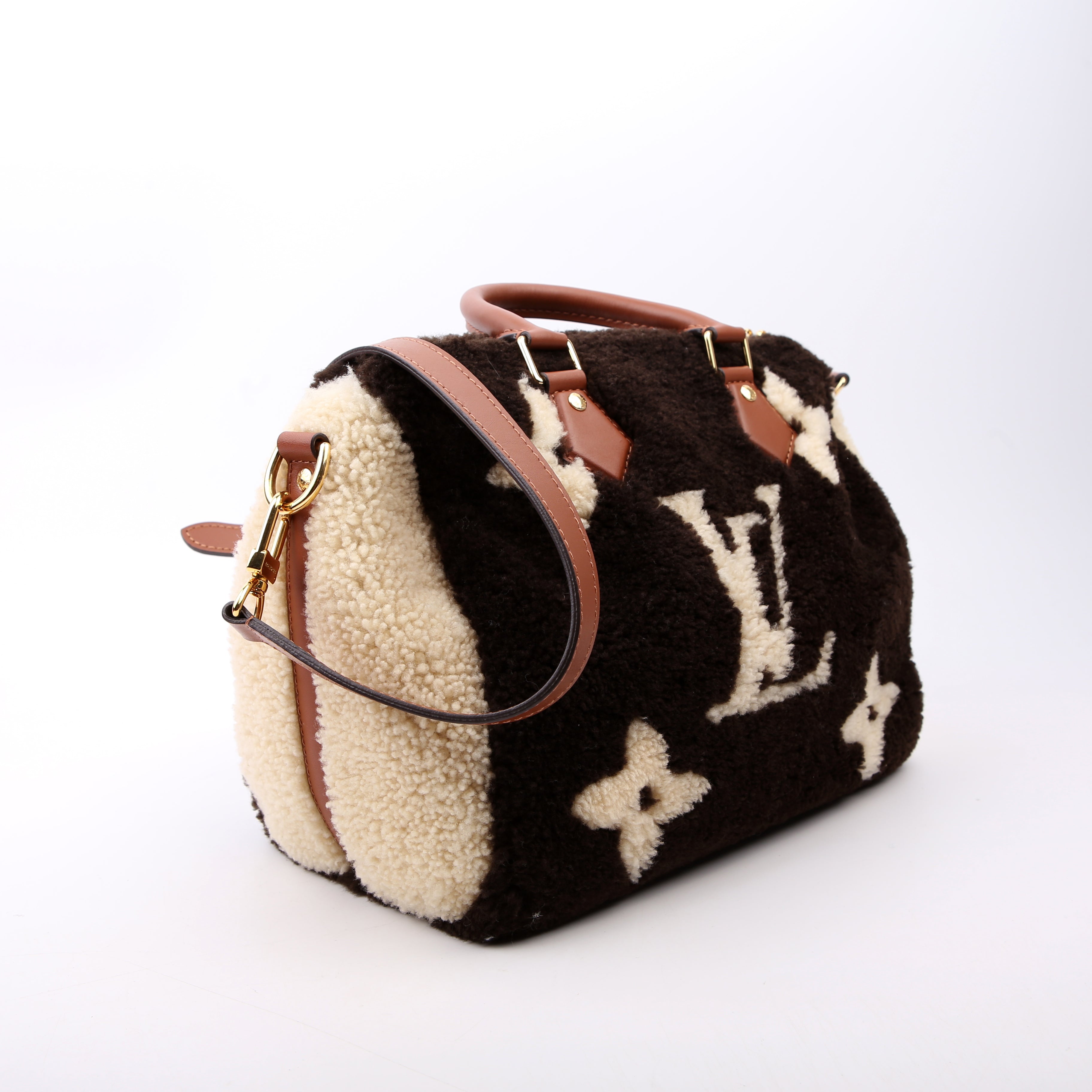 Speedy 25 Bandouliere Teddy Shearling