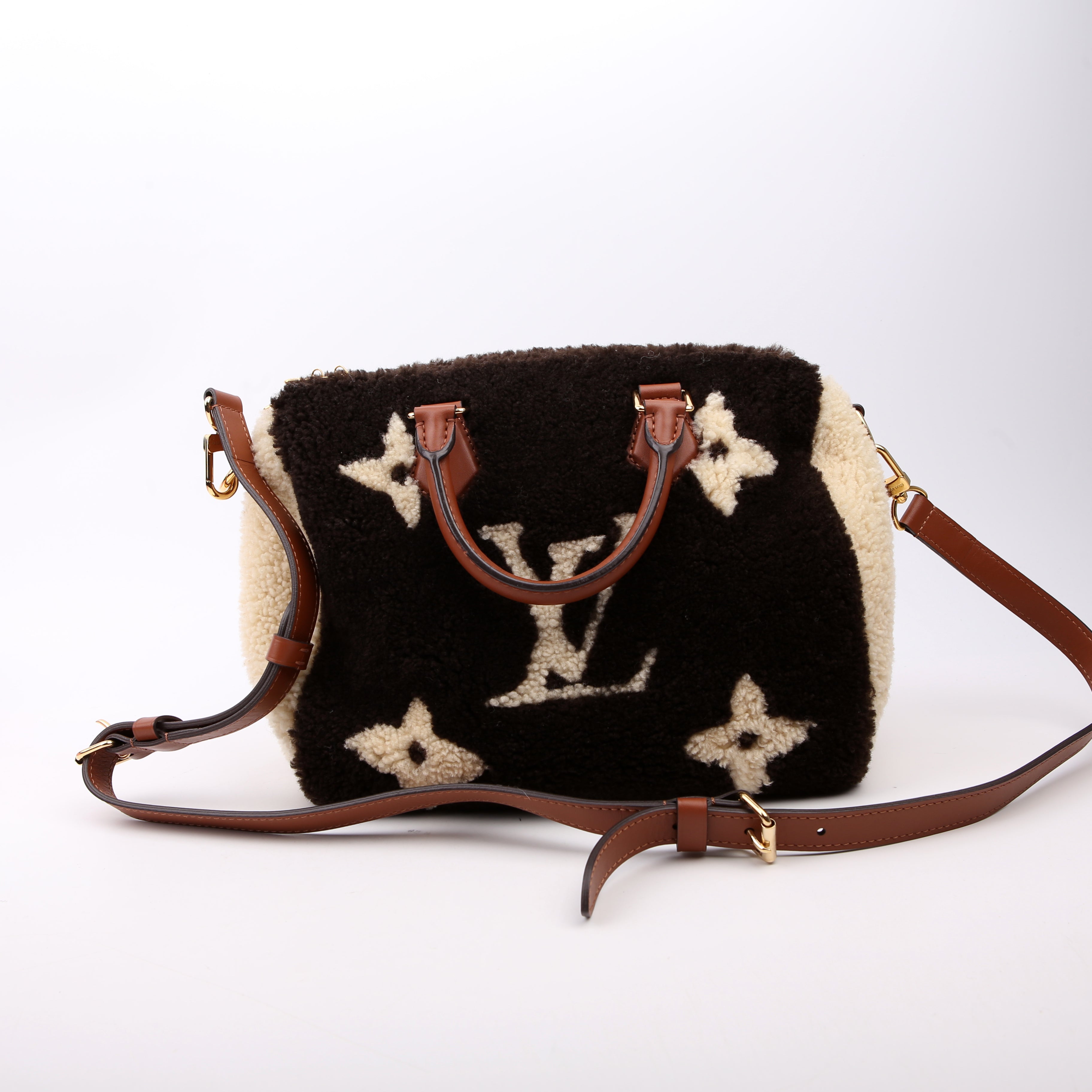 Speedy 25 Bandouliere Teddy Shearling