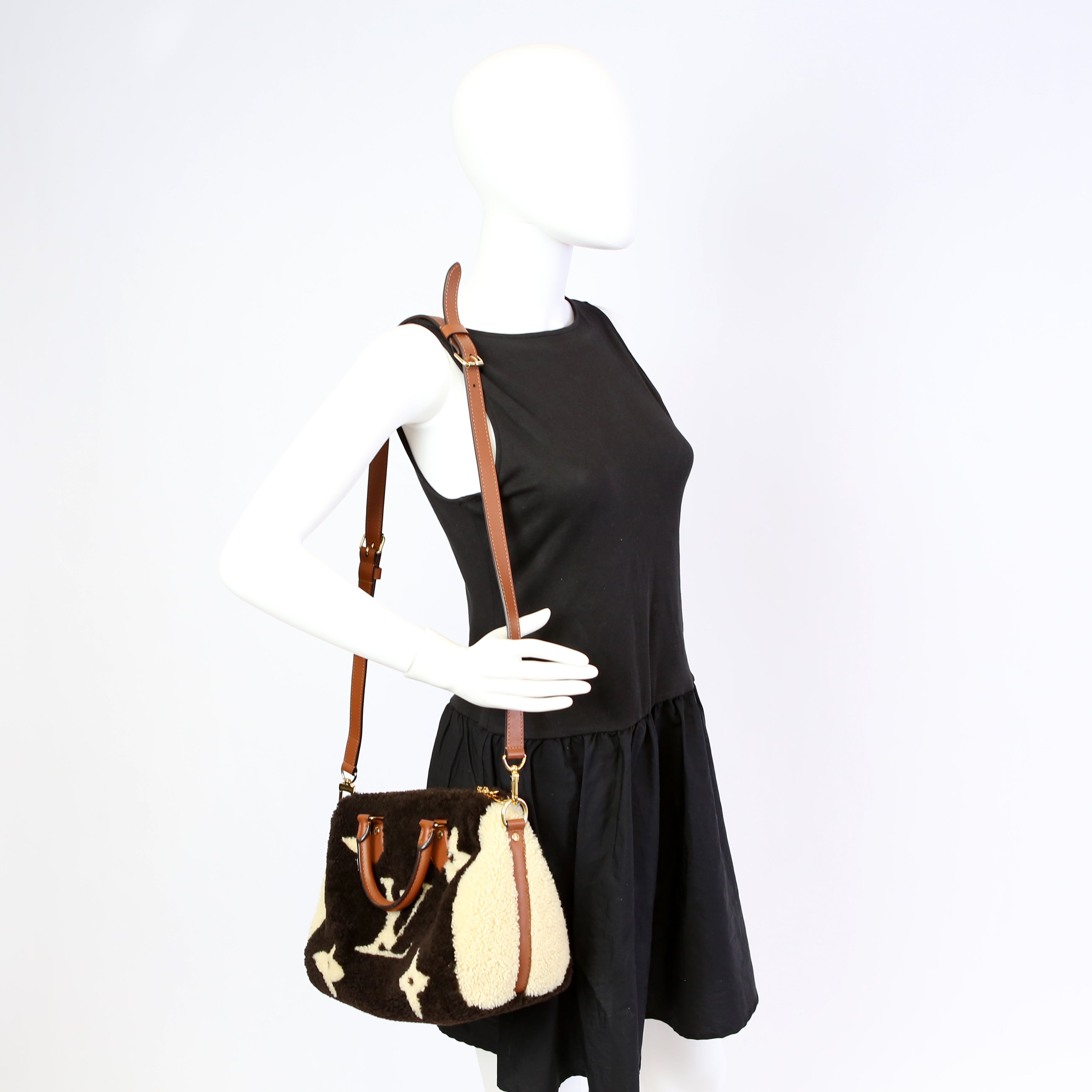 Speedy 25 Bandouliere Teddy Shearling