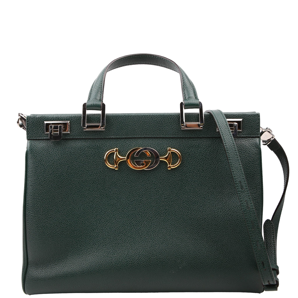 564714 Zumi Top Handle Medium Green