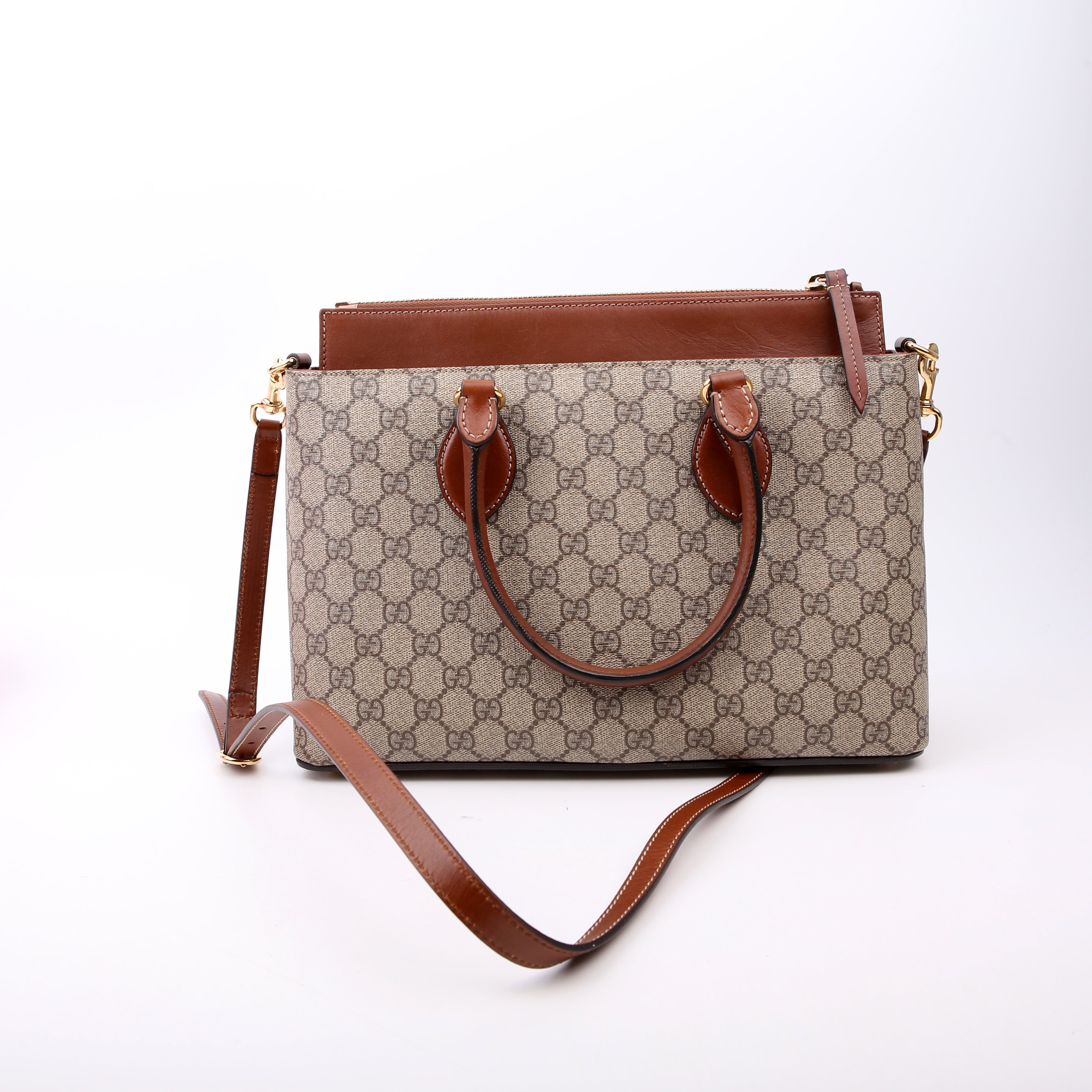 409534 GG Supreme Small Zip Tote