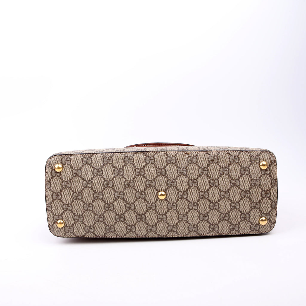 409534 GG Supreme Small Zip Tote