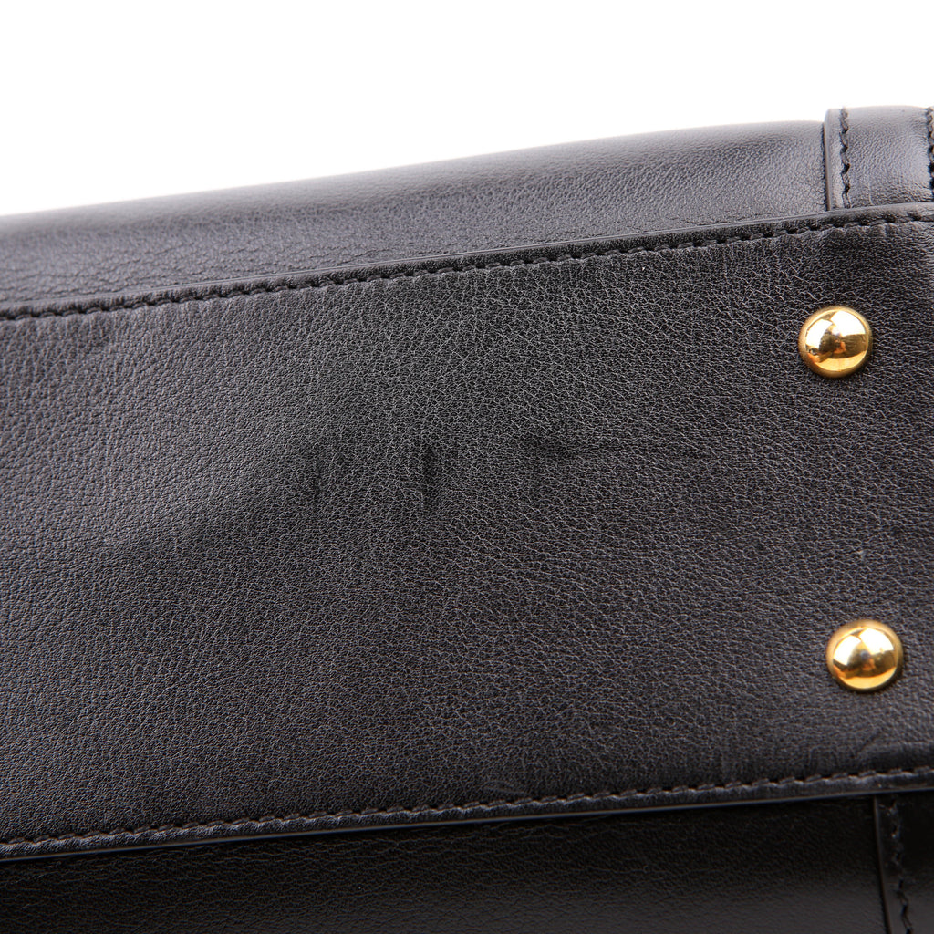 Gucci 660195 Diana Small Leather Tote Black