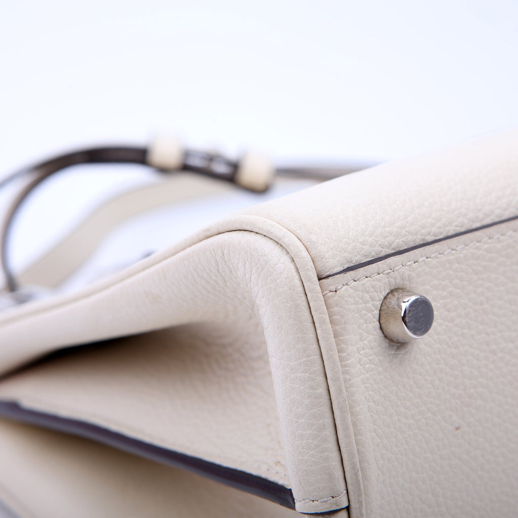 569712 Zumi Top Handle Small White