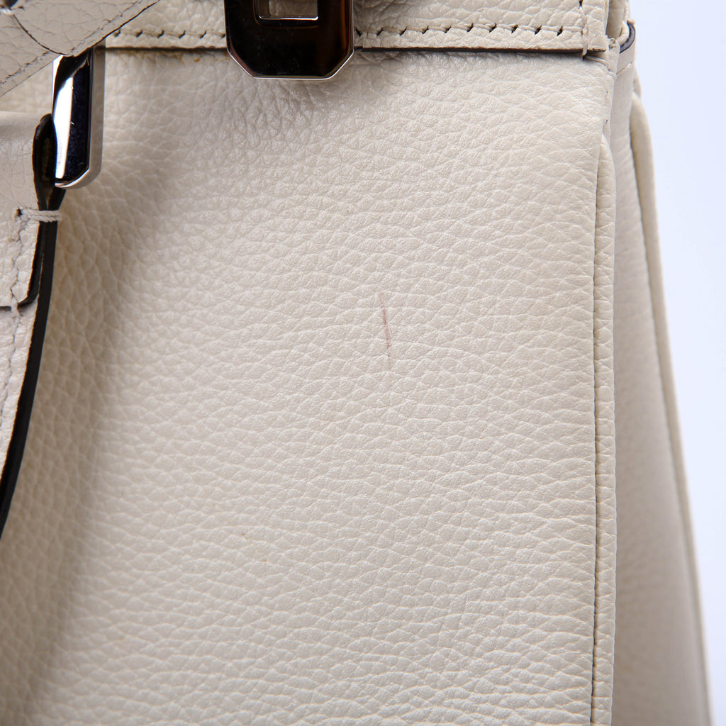 569712 Zumi Top Handle Small White