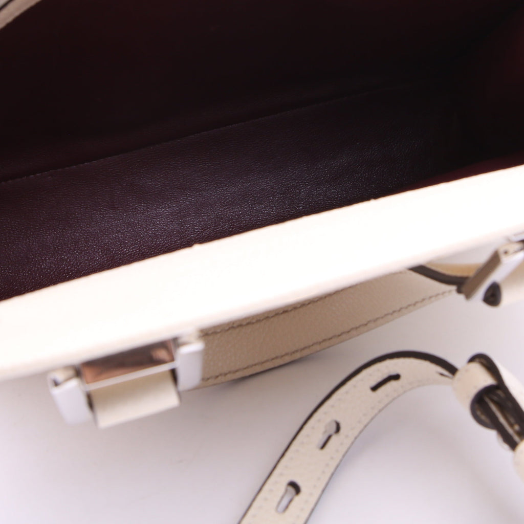 569712 Zumi Top Handle Small White
