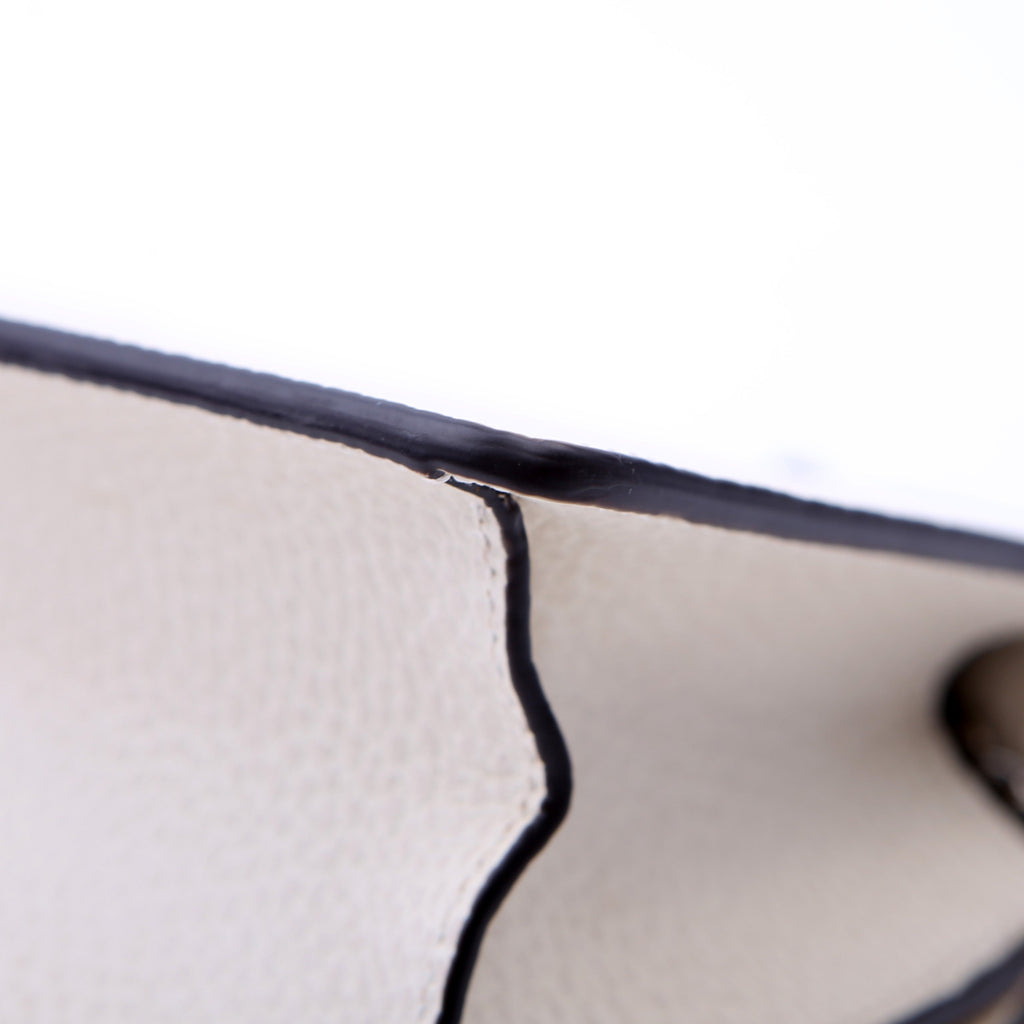 752029 Dionysus Calfskin Top Handle Mini White