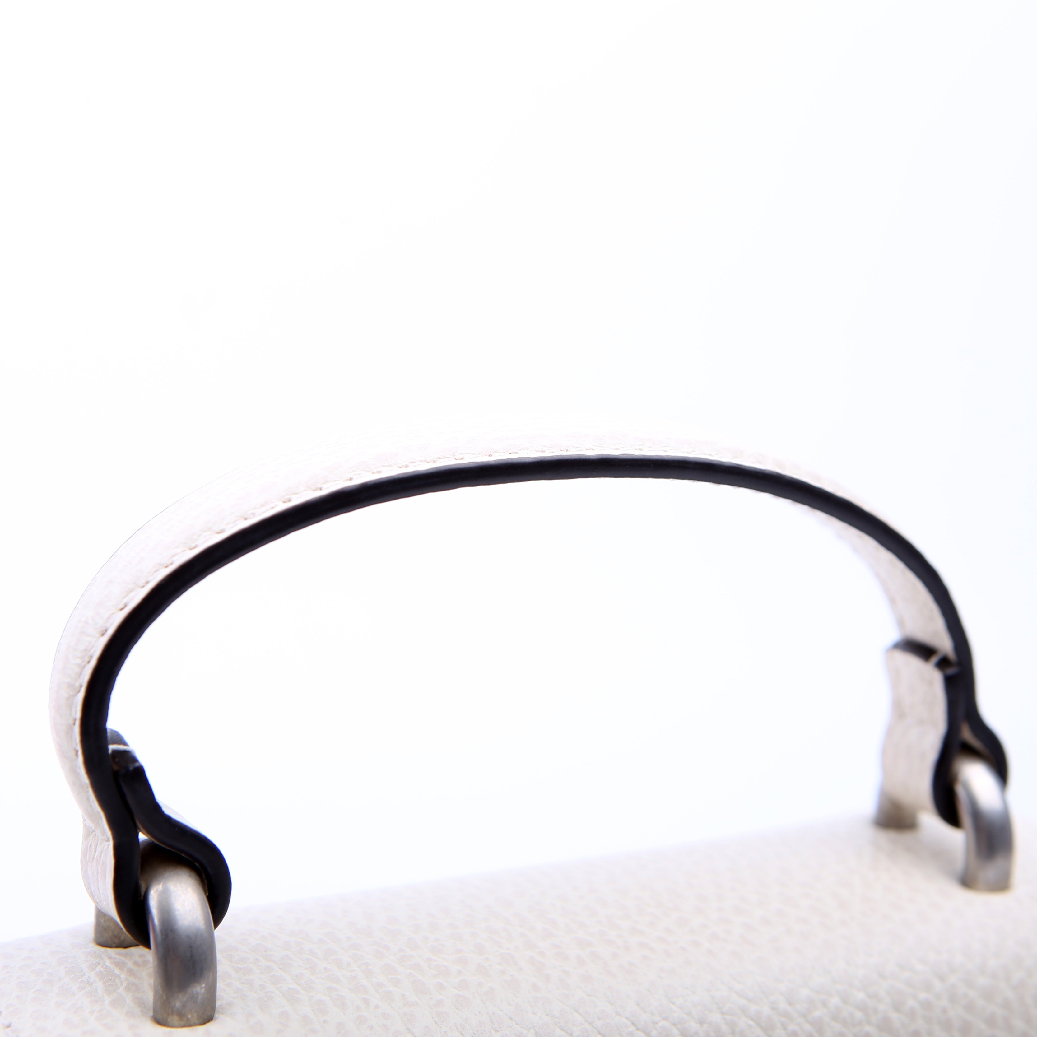 752029 Dionysus Calfskin Top Handle Mini White