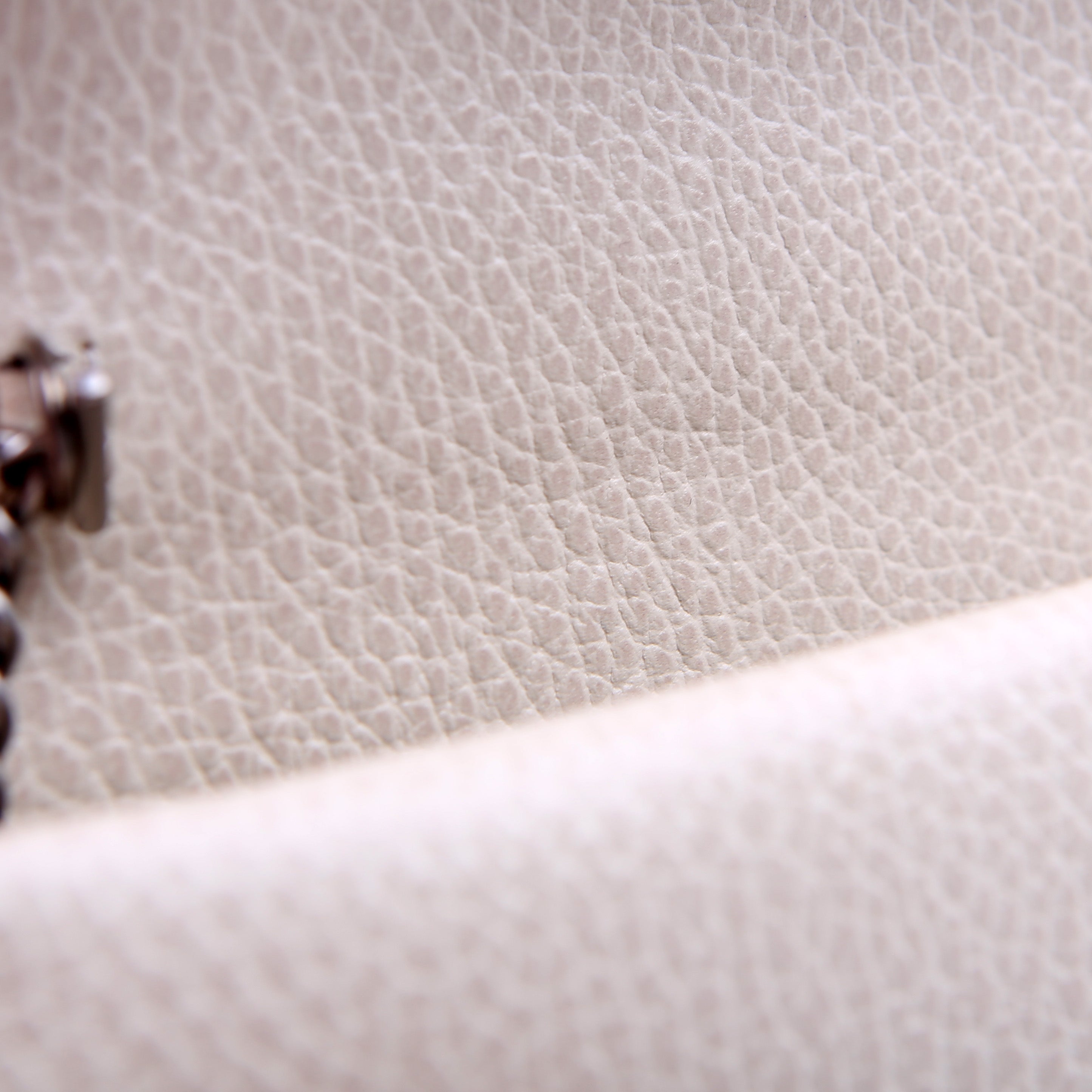 752029 Dionysus Calfskin Top Handle Mini White