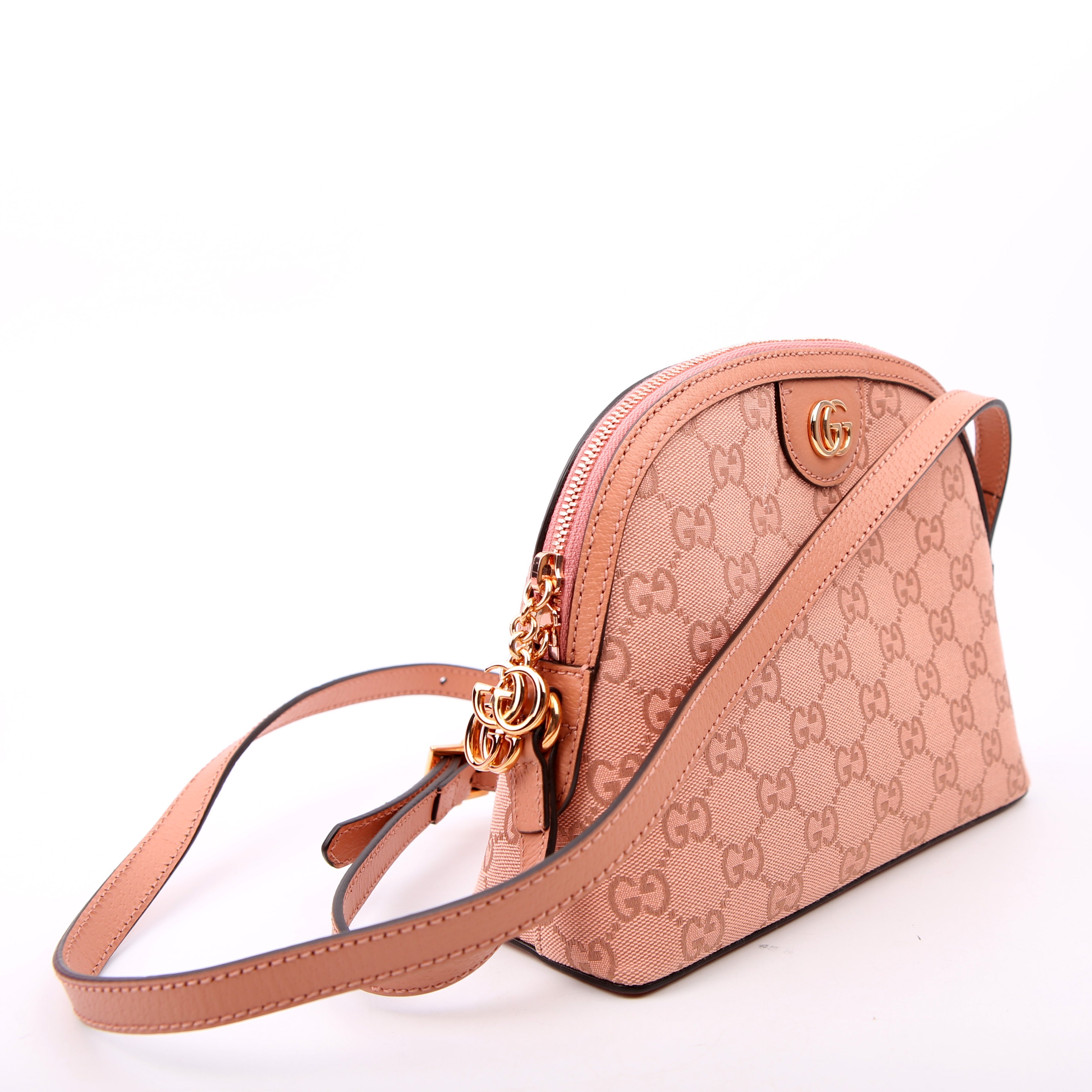 499621 Ophidia GG Small Crossbody Pink