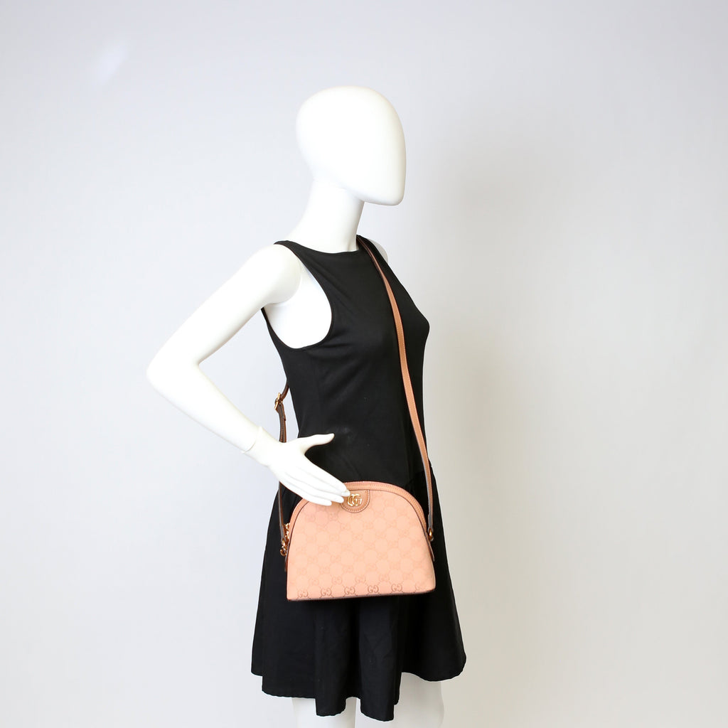 499621 Ophidia GG Small Crossbody Pink