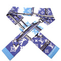 Monogram Escale Confidential Bandeau Scarf Blue