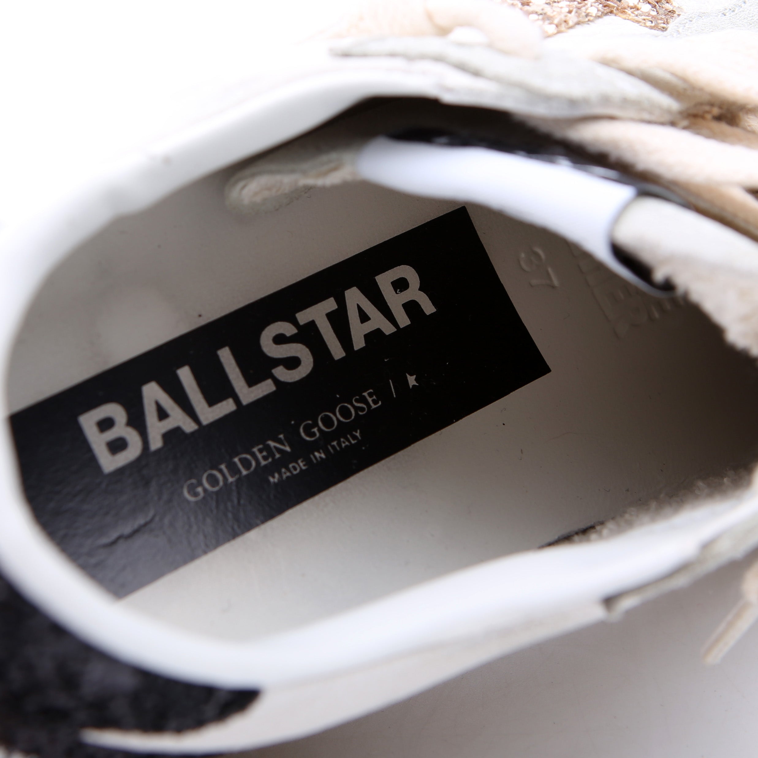 Ballstar Sneakers Size 37 White/Black