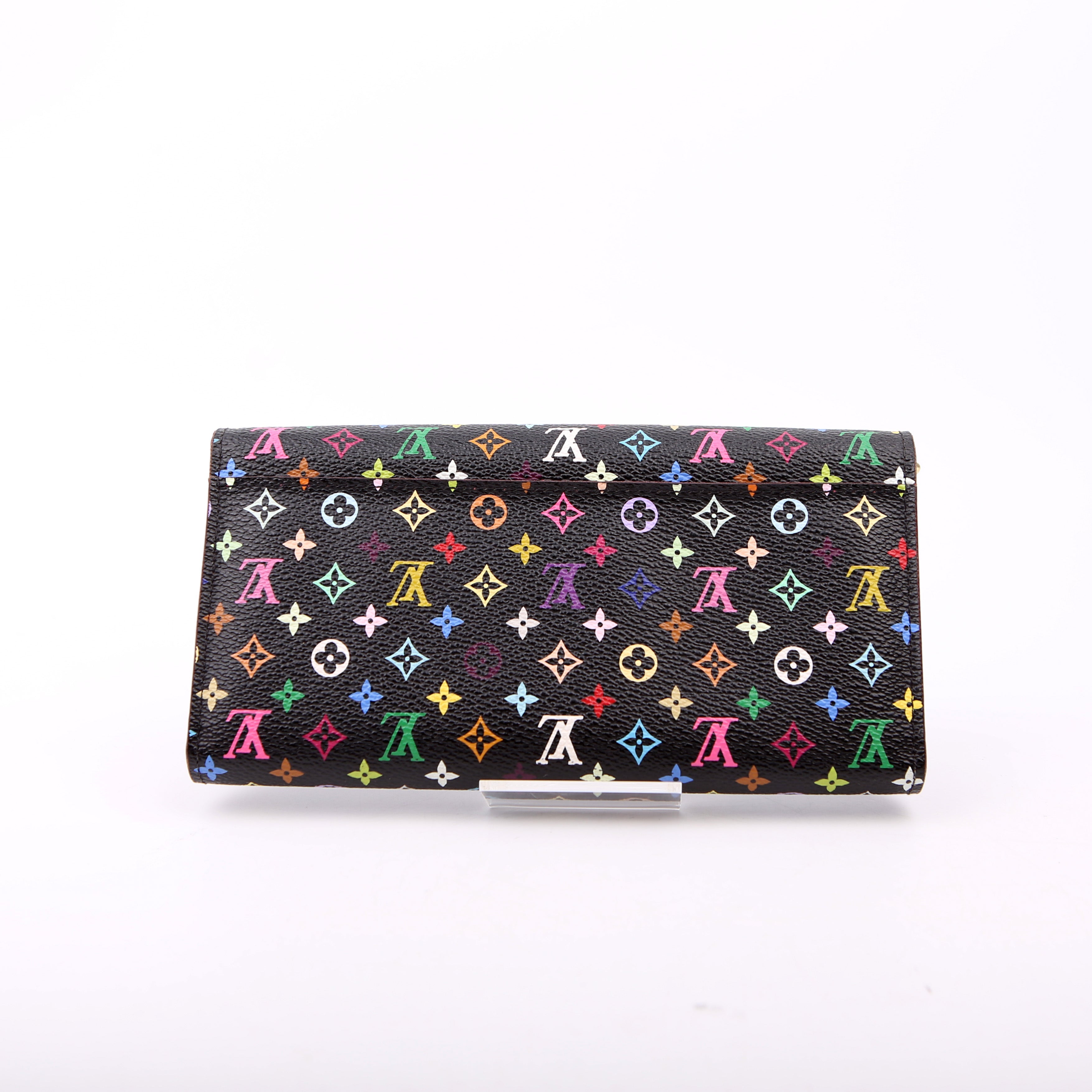 Sarah Wallet NM Multicolor Monogram Black