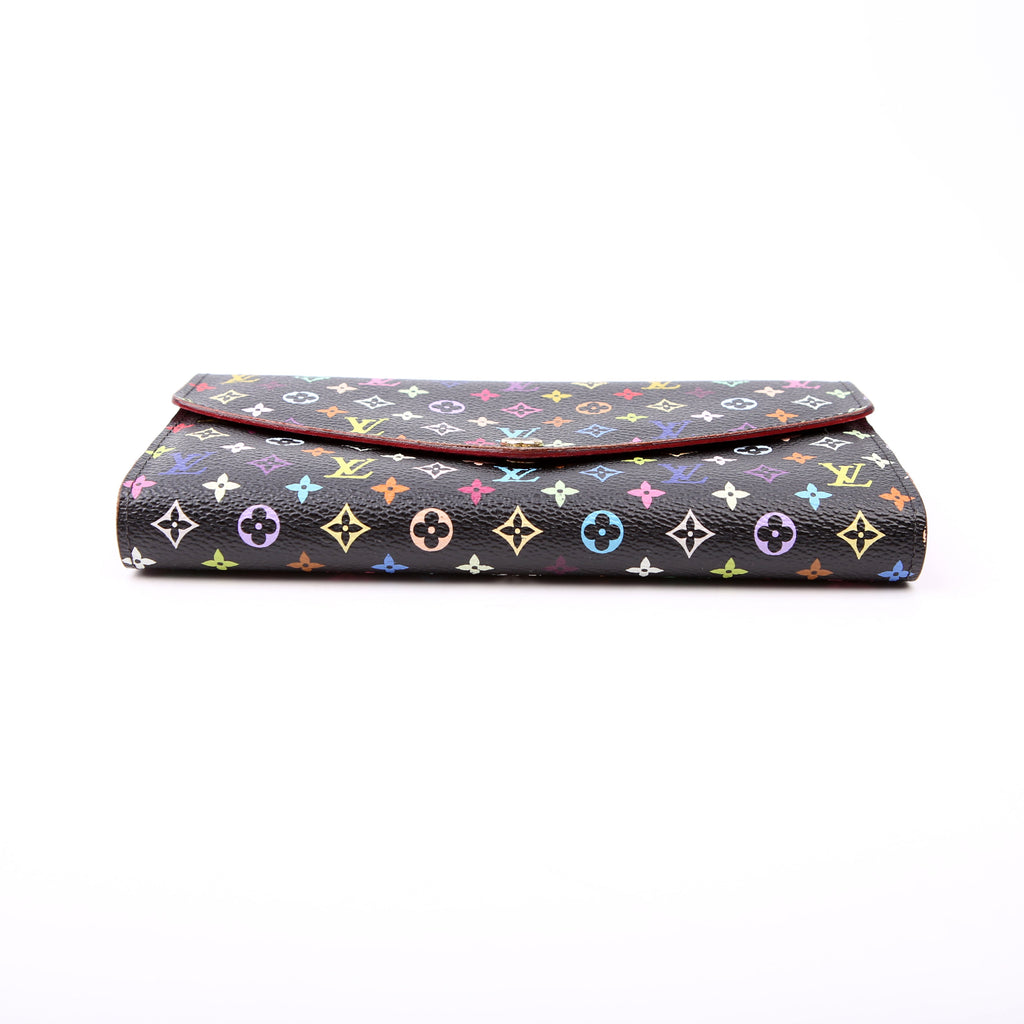Sarah Wallet NM Multicolor Monogram Black
