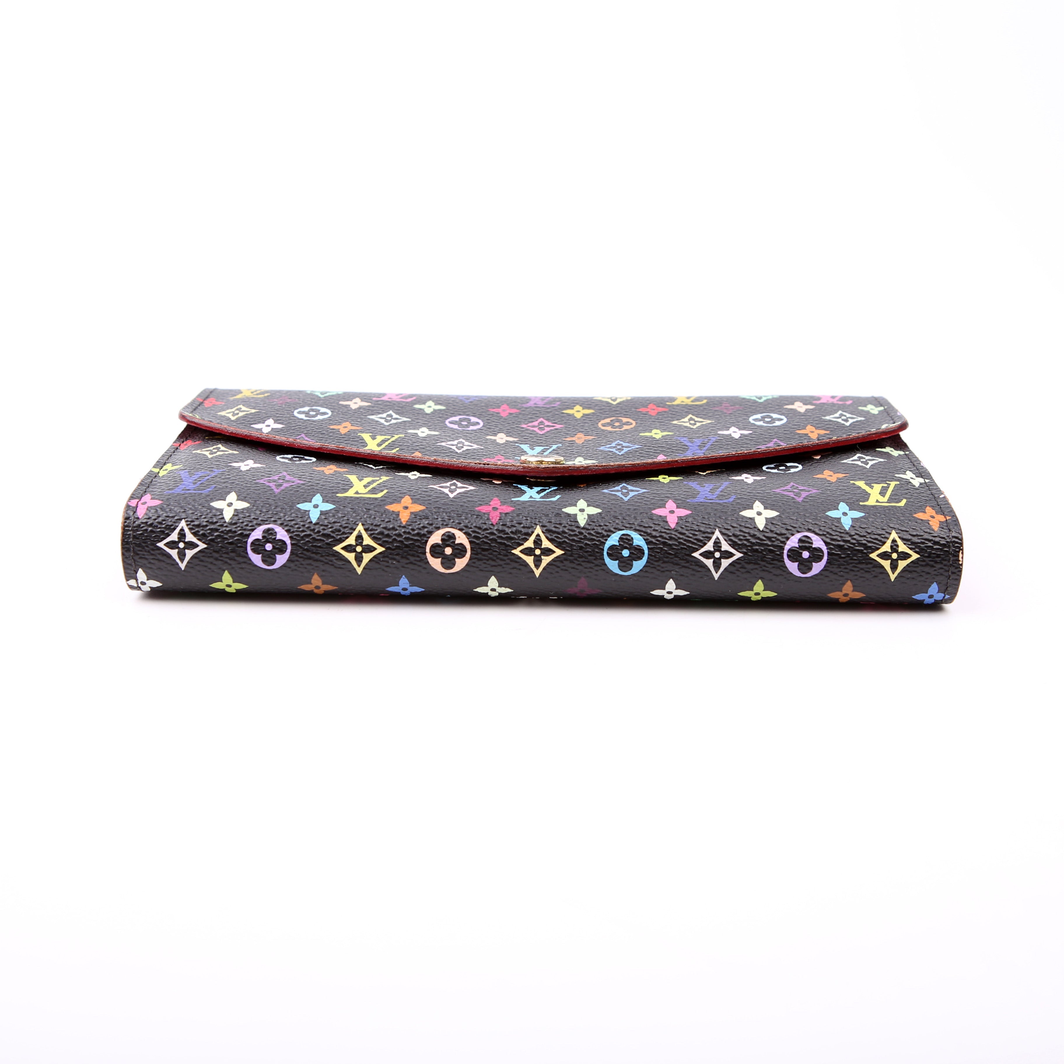 Sarah Wallet NM Multicolor Monogram Black