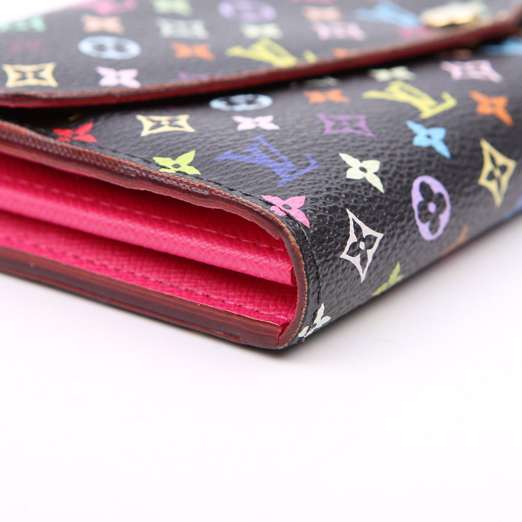 Sarah Wallet NM Multicolor Monogram Black