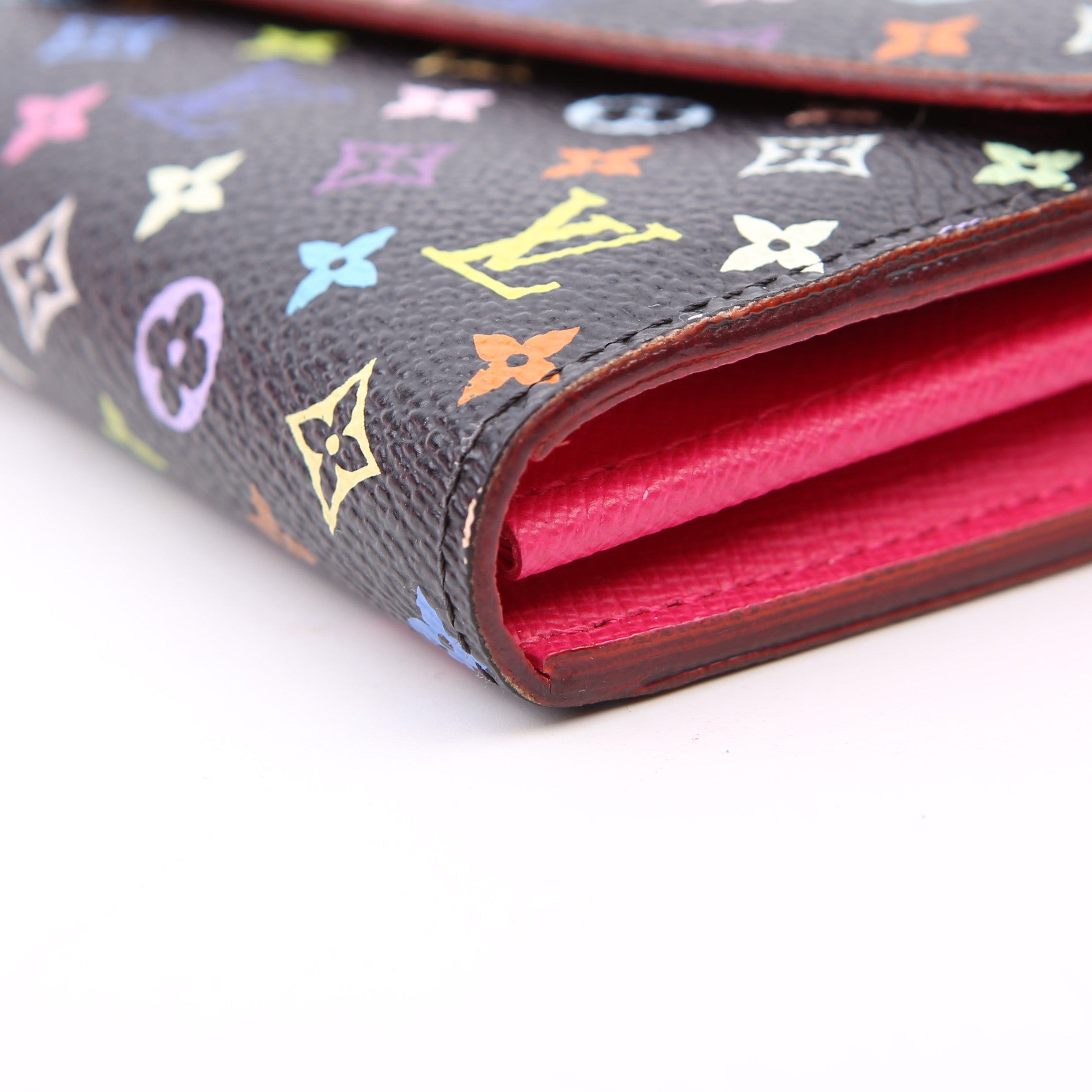 Sarah Wallet NM Multicolor Monogram Black
