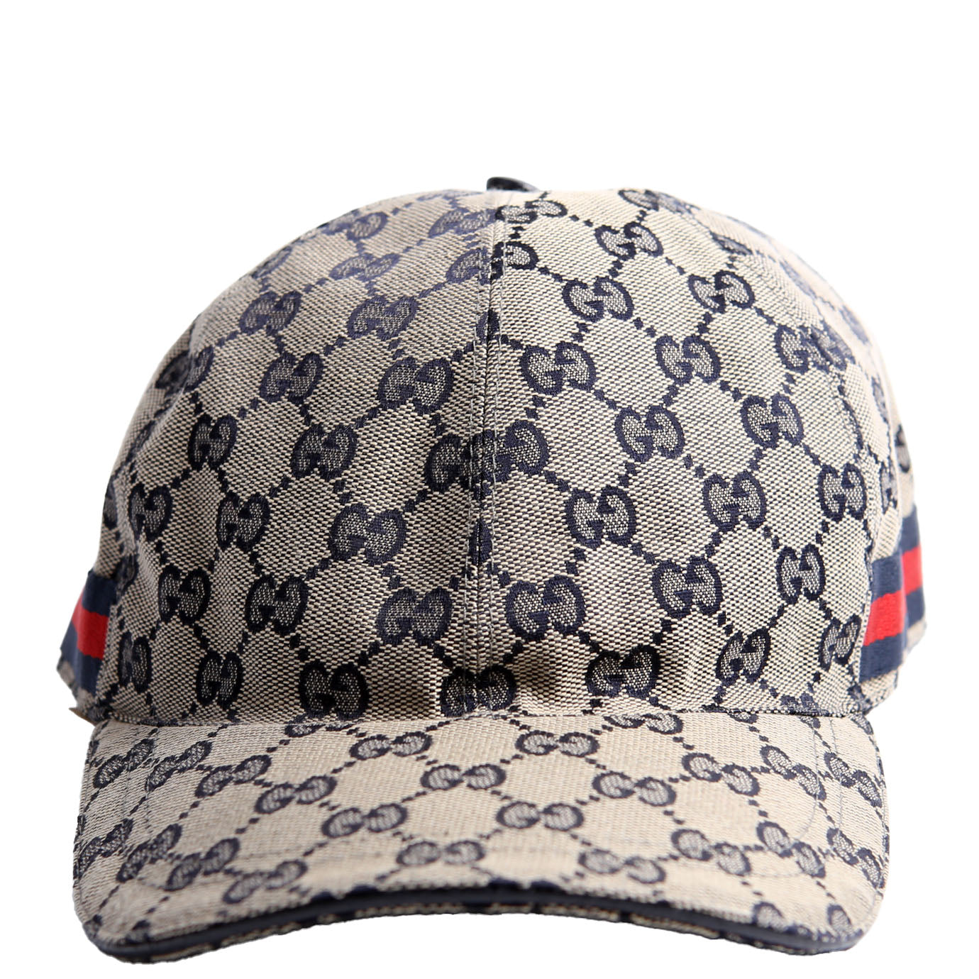 696845 Web Baseball Cap Hat Size XL Beige/Navy