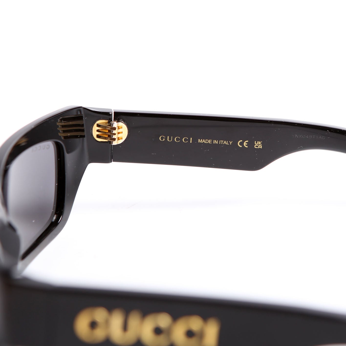 Gucci GG1296S Acetate Cat Eye Sunglasses Black