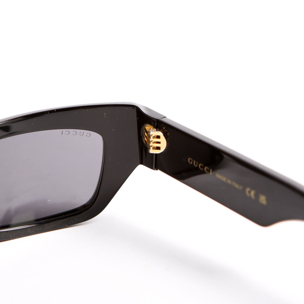 Gucci GG1296S Acetate Cat Eye Sunglasses Black