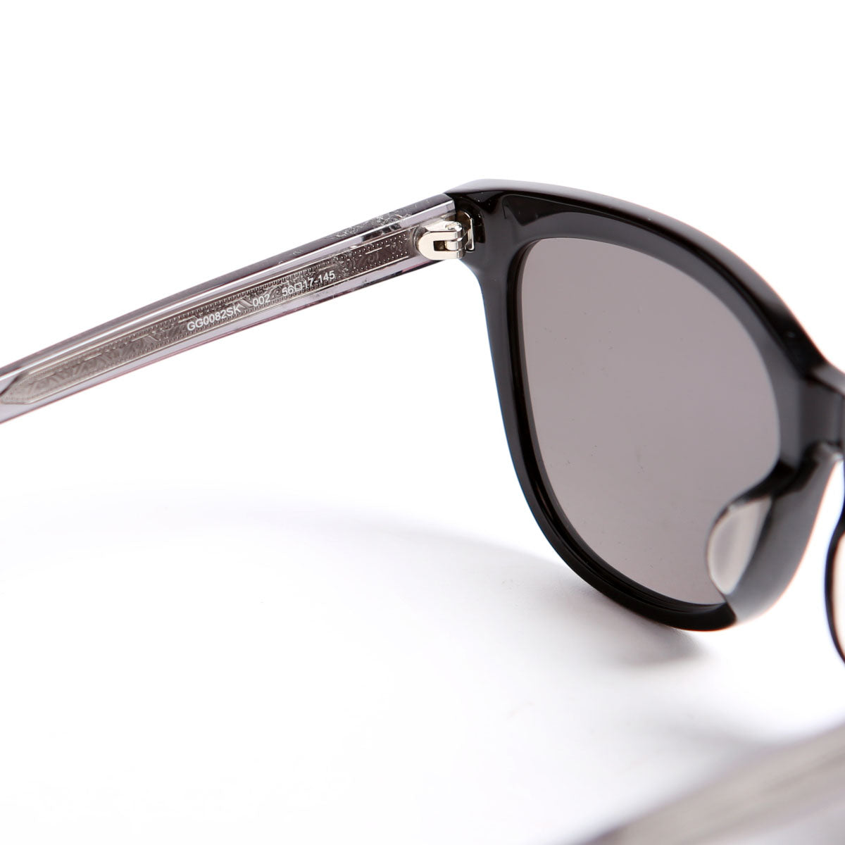 GG0082SK Oversized Square Sunglasses Black