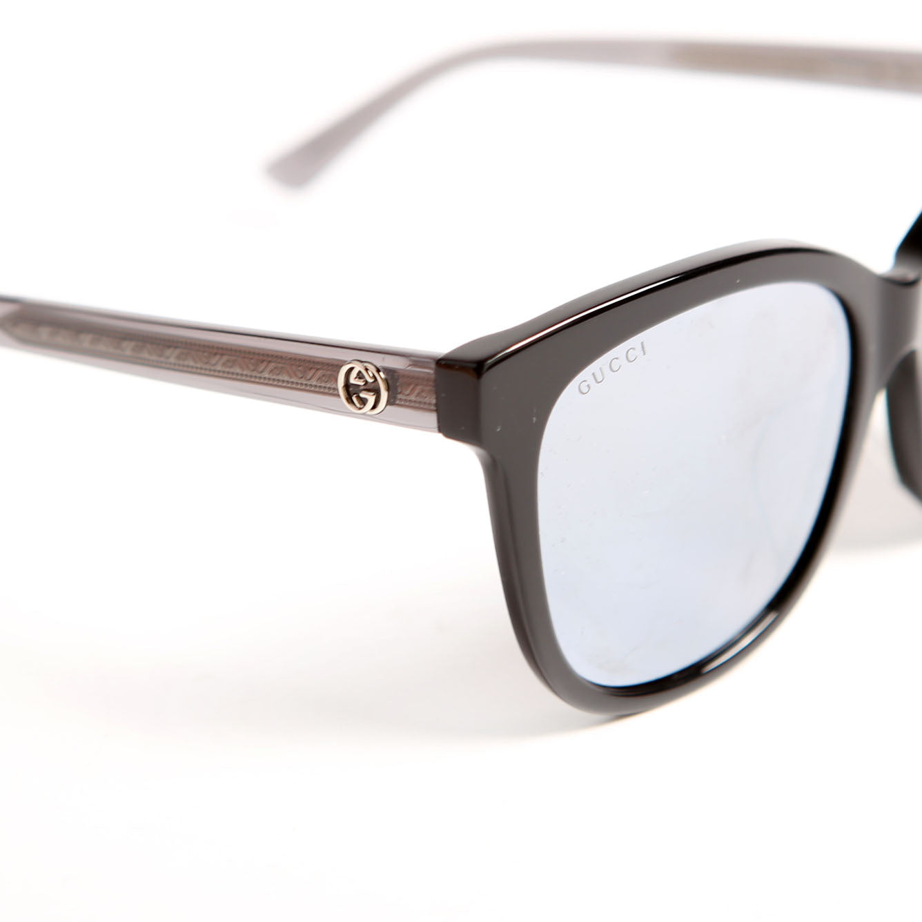 GG0082SK Oversized Square Sunglasses Black