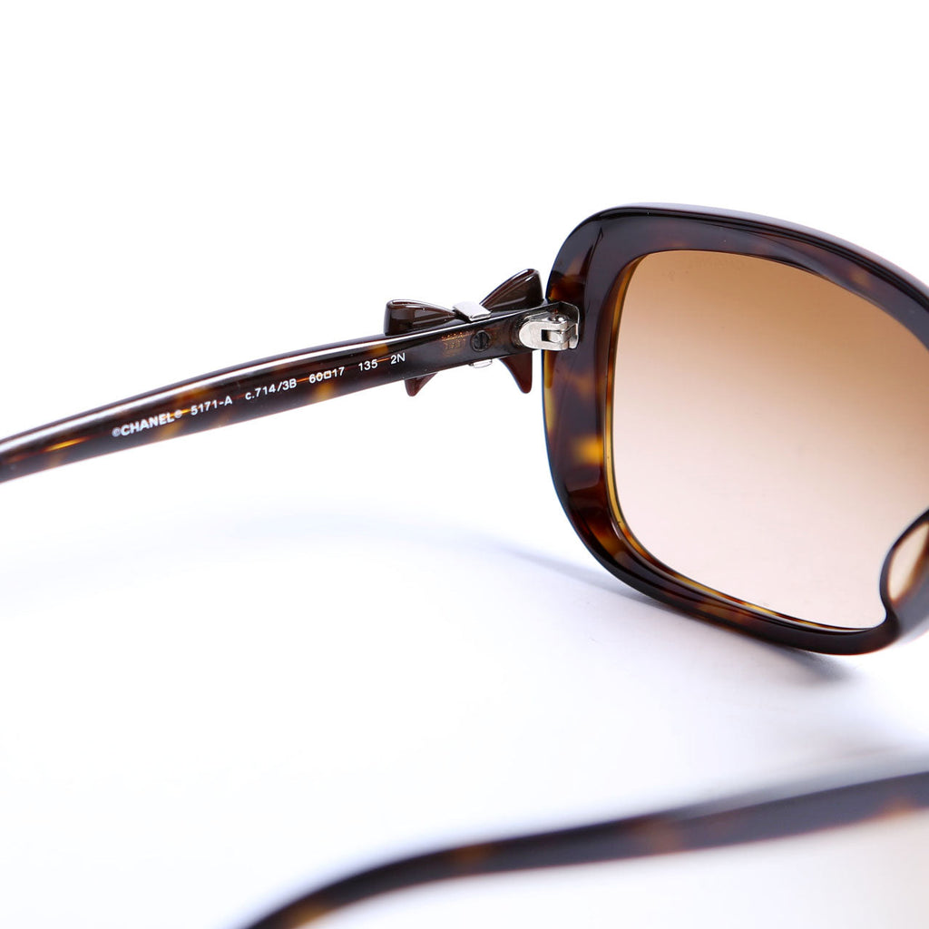 5171 CC Bow Sunglasses Brown