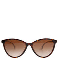5459-A Butterfly Acetate Metal Sunglasses Brown