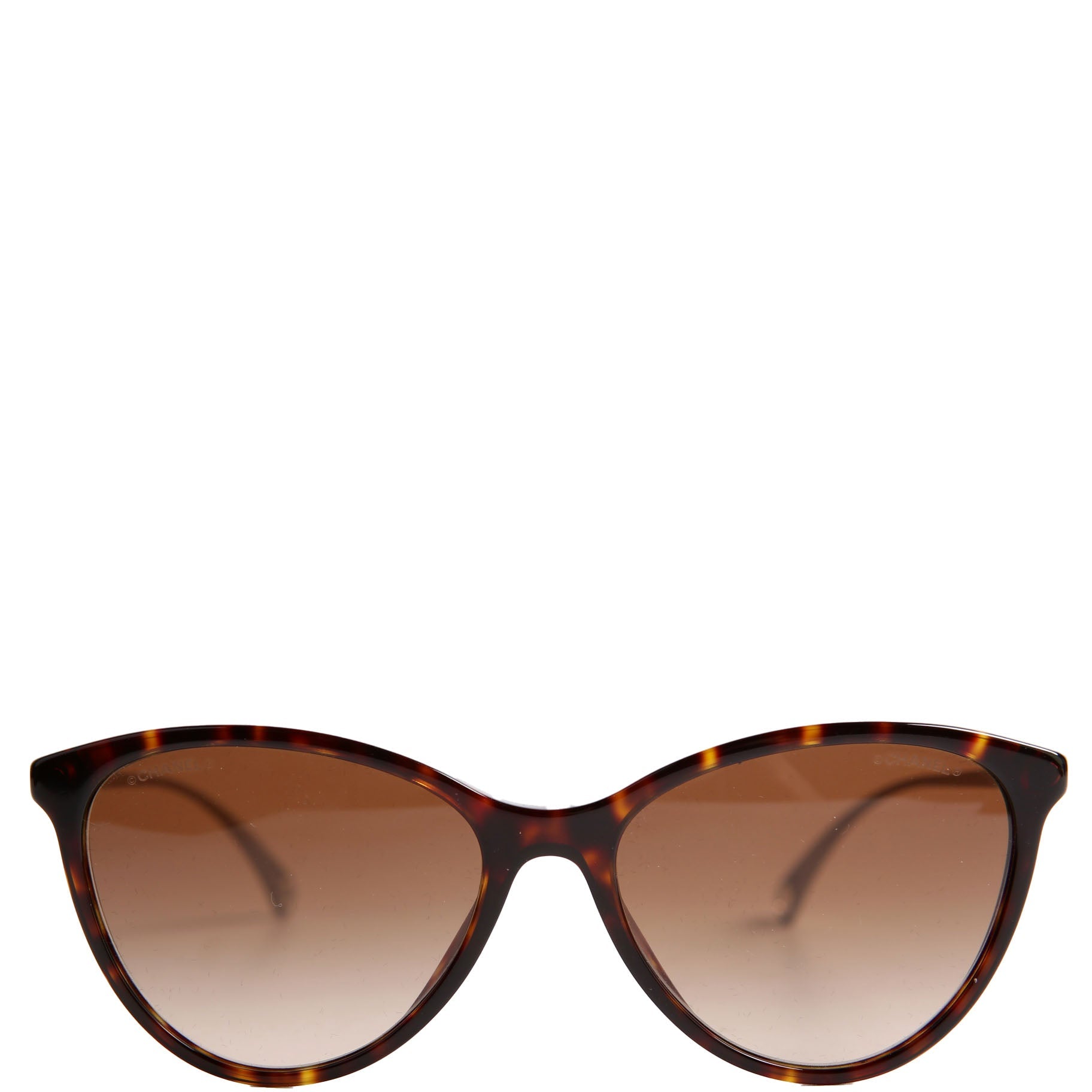 5459-A Butterfly Acetate Metal Sunglasses Brown