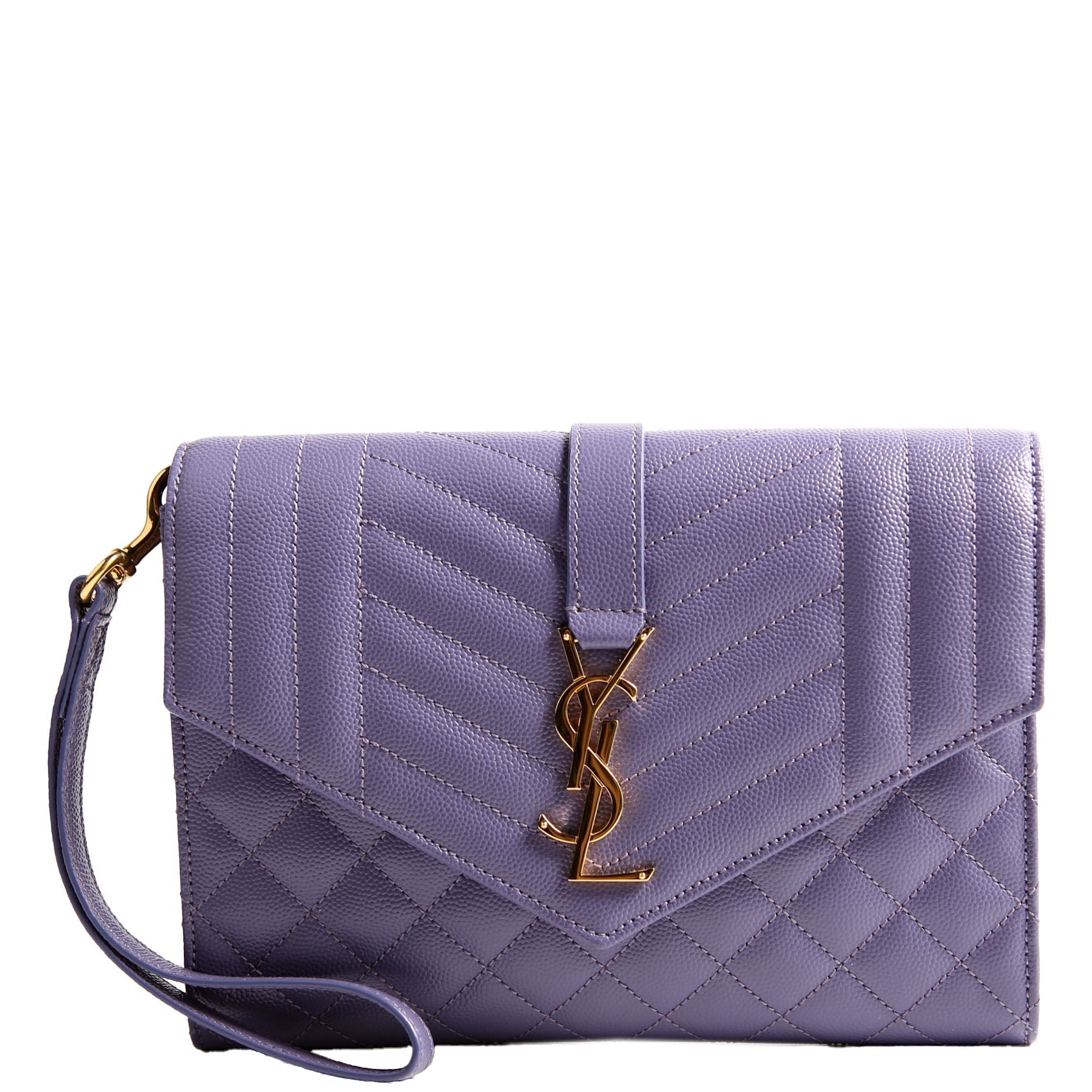 617662 Grain De Poudre Envelope Clutch Purple