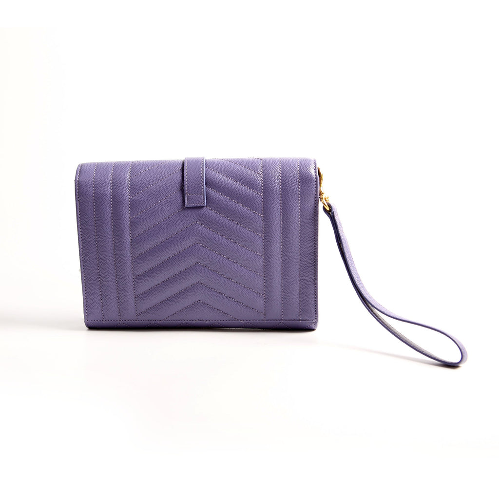 617662 Grain De Poudre Envelope Clutch Purple