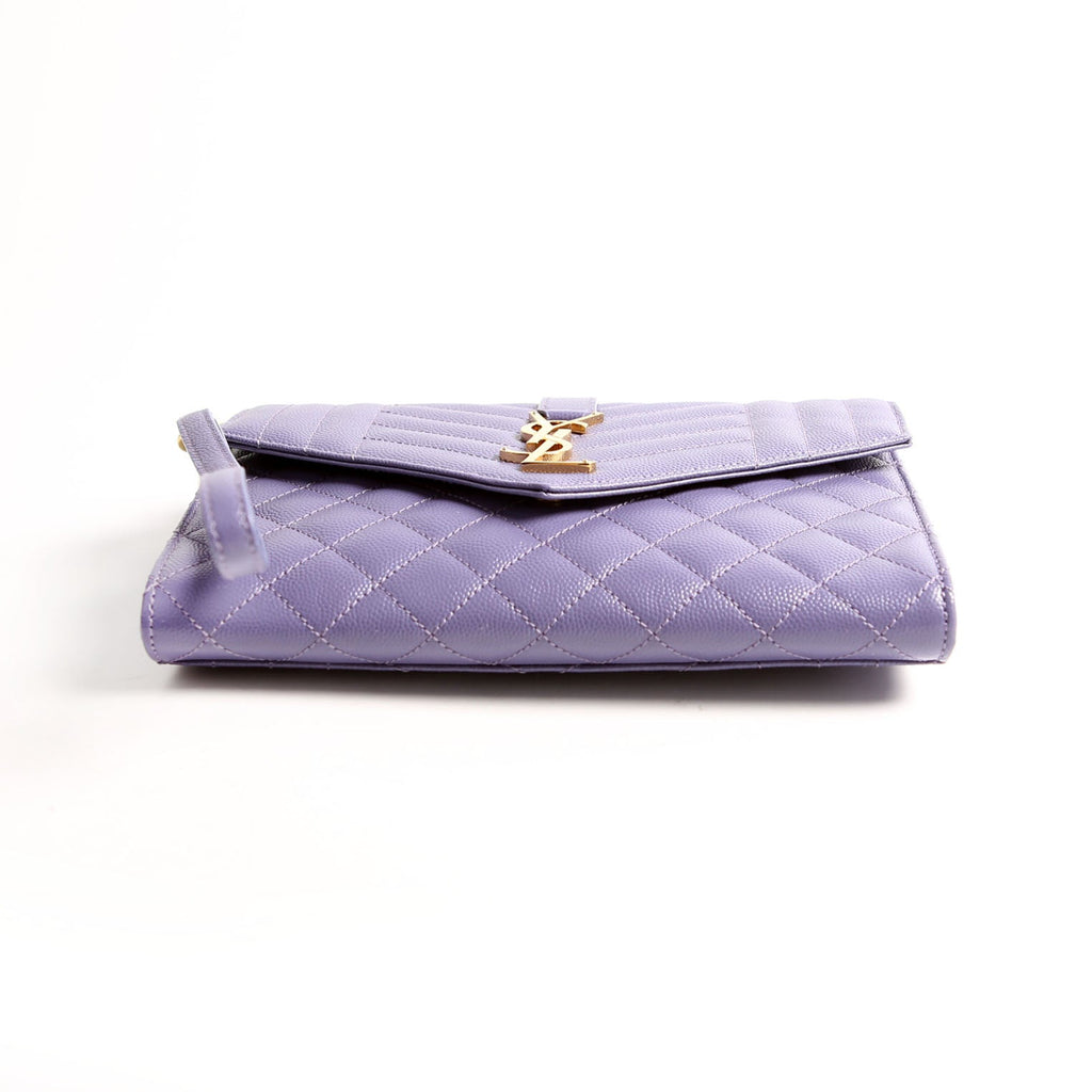 617662 Grain De Poudre Envelope Clutch Purple