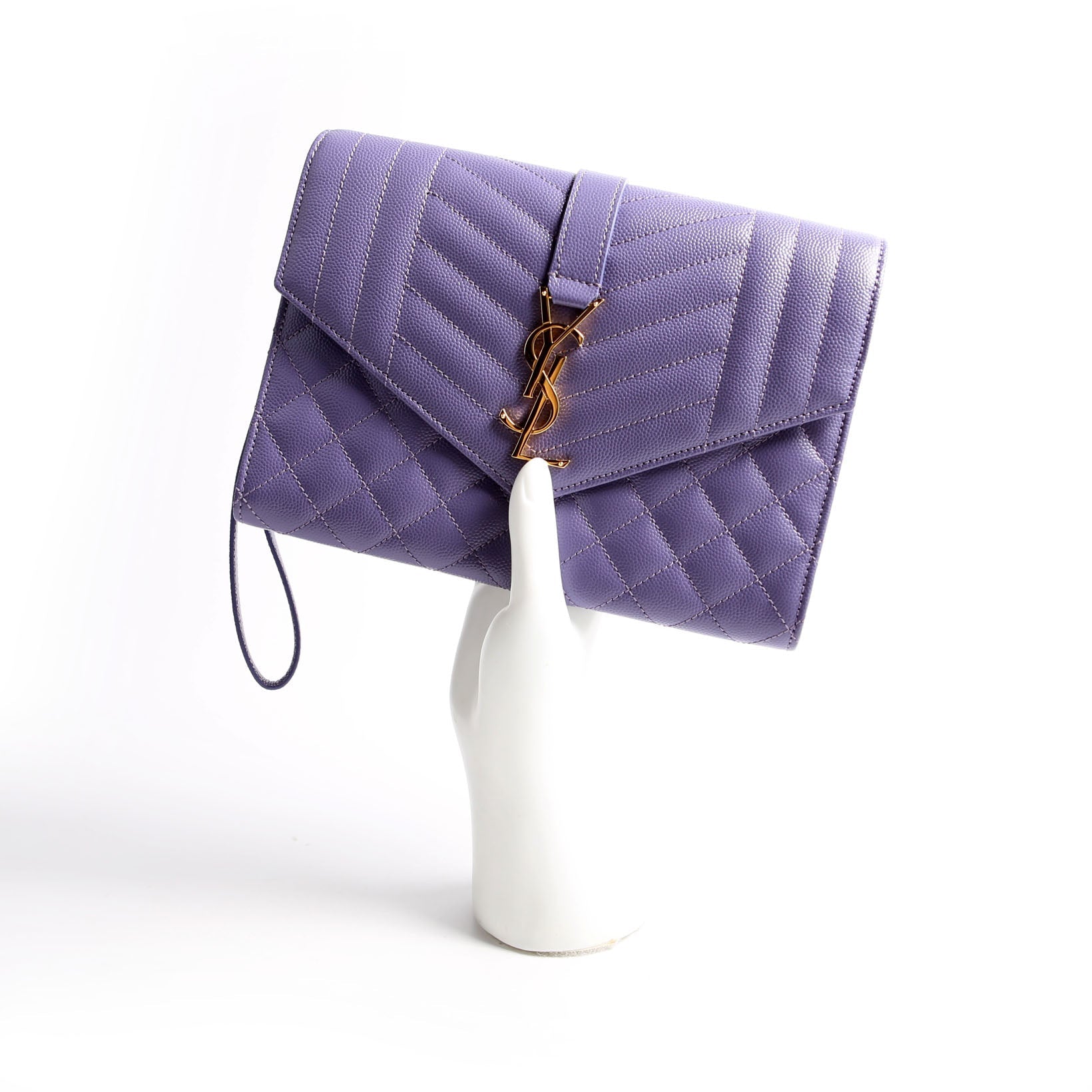 617662 Grain De Poudre Envelope Clutch Purple