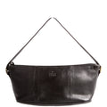 250001 Boat Pochette Lizard Embossed Calf Leather Black