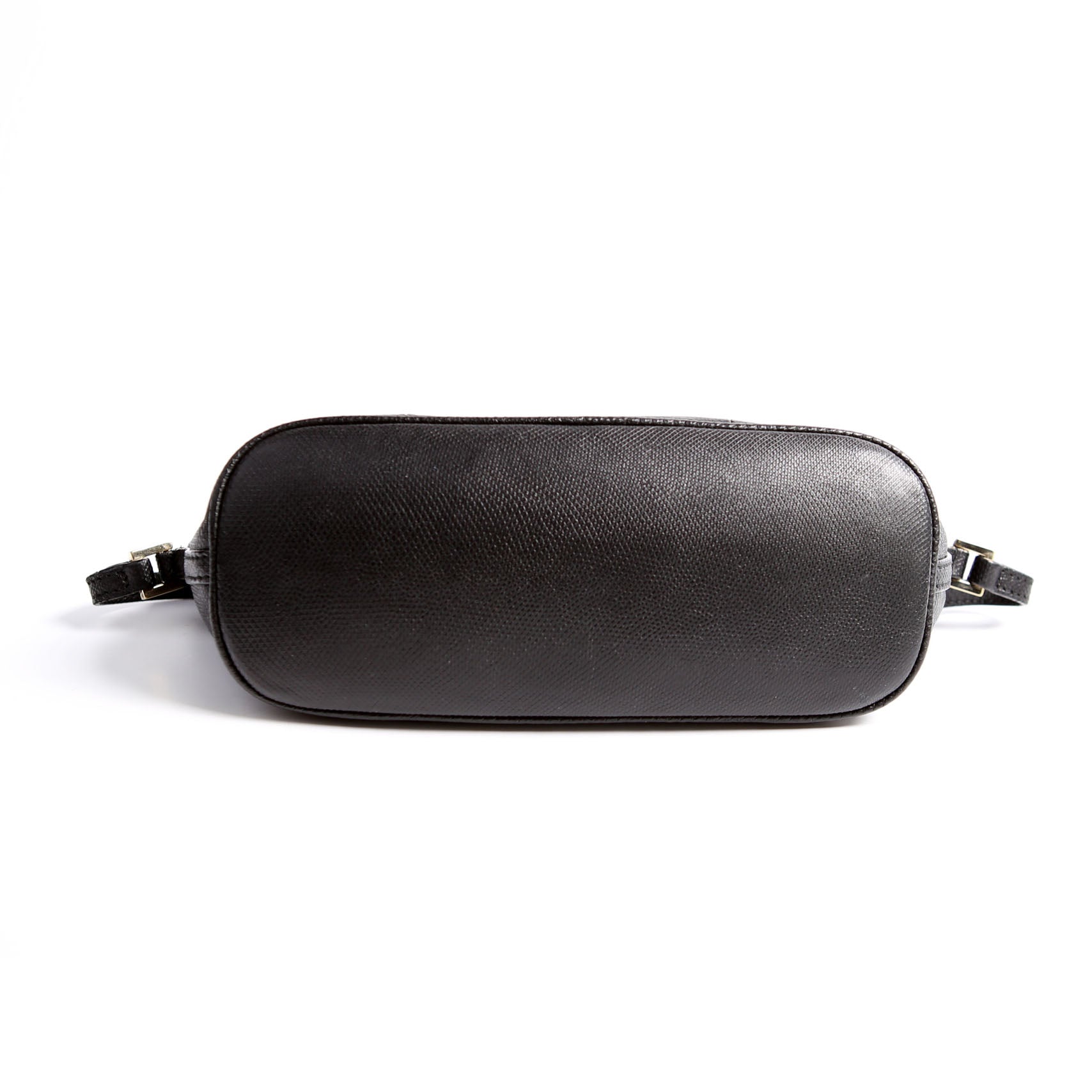 250001 Boat Pochette Lizard Embossed Calf Leather Black