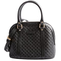 449654 Mini Dome Micro Guccissima Black