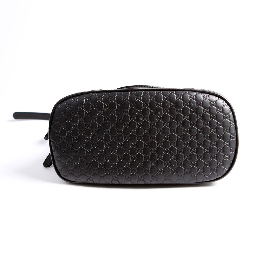 449654 Mini Dome Micro Guccissima Black