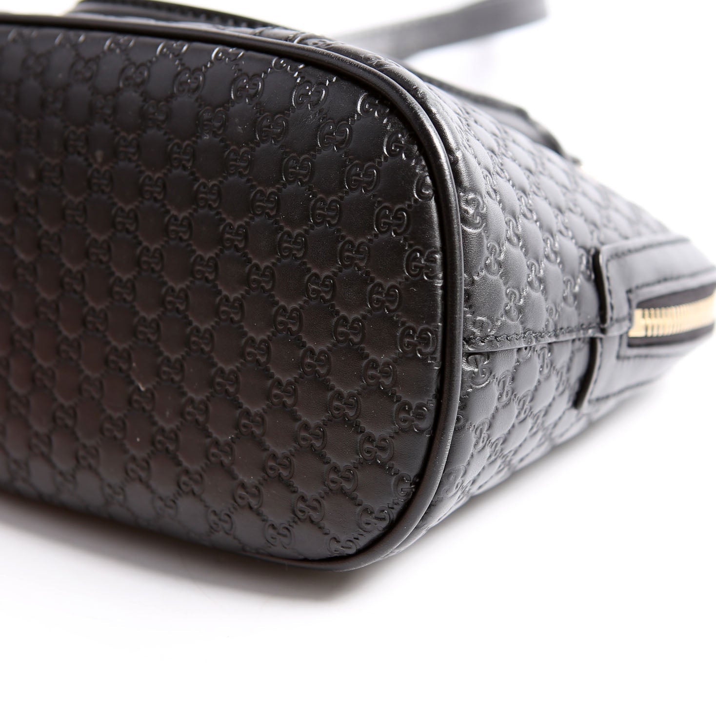 449654 Mini Dome Micro Guccissima Black